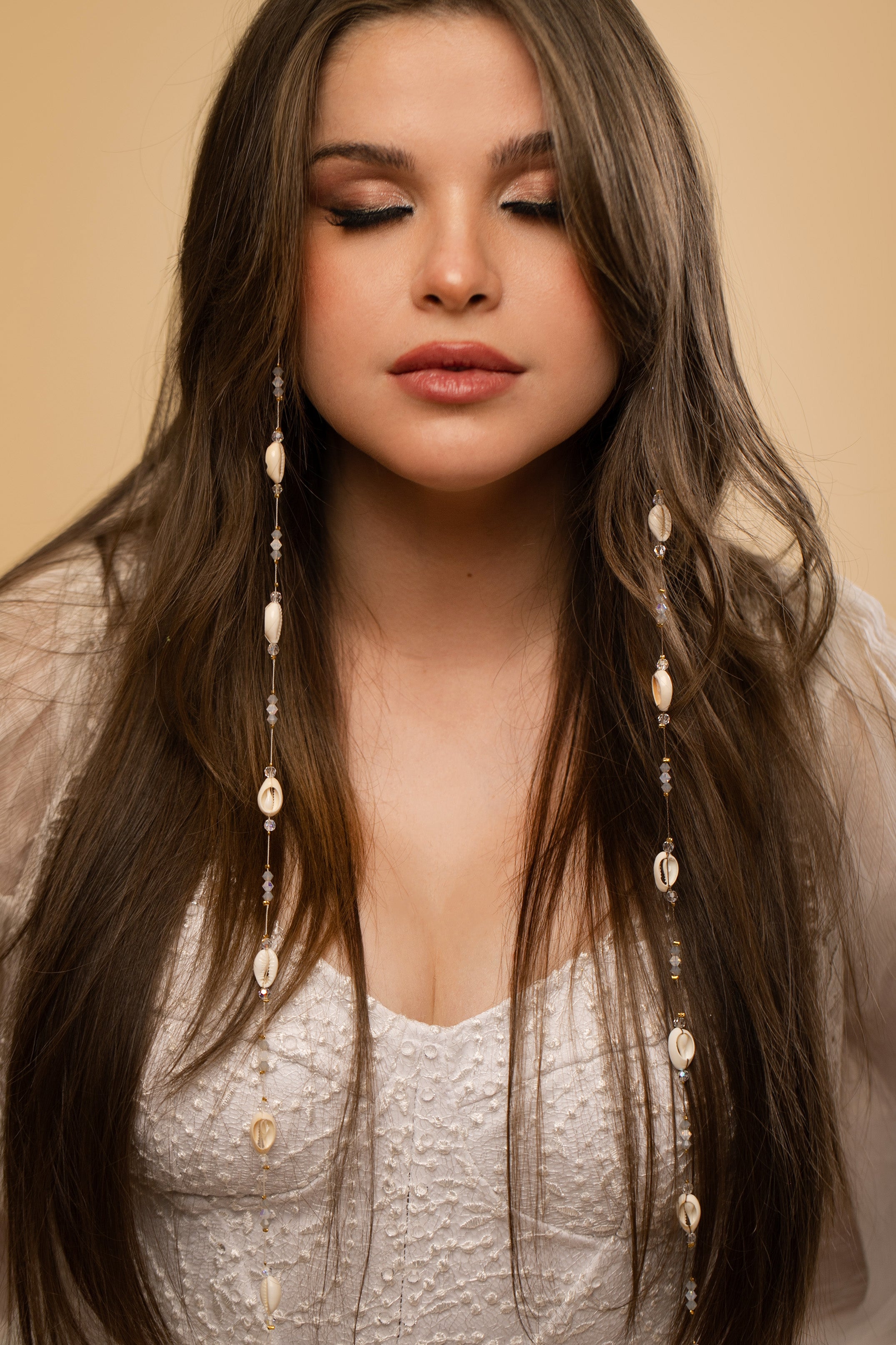 Swarovski & Shells threads - Shufizoo