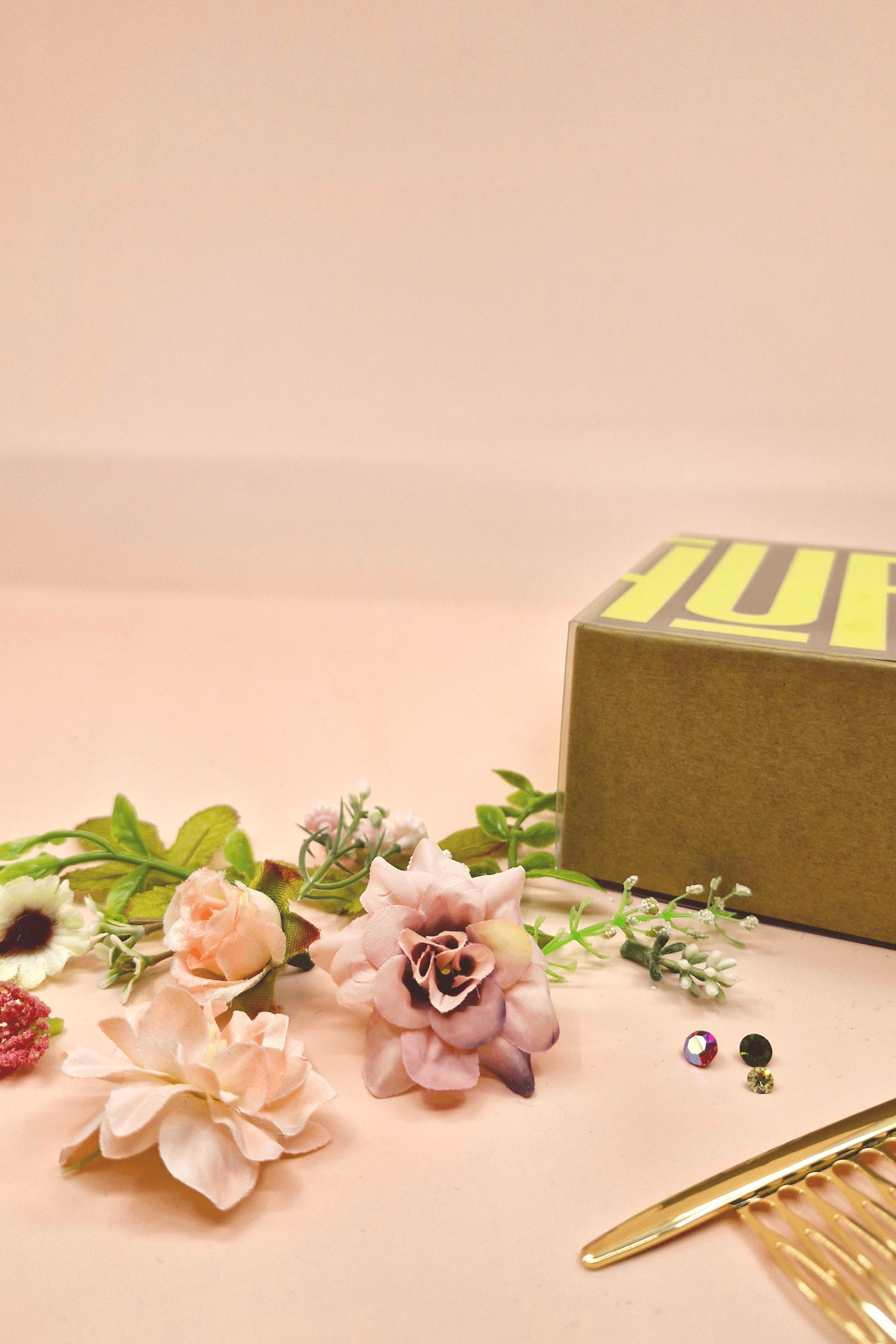 Silk Flowers Comb Kit - Spring Bloom - Shufizoo