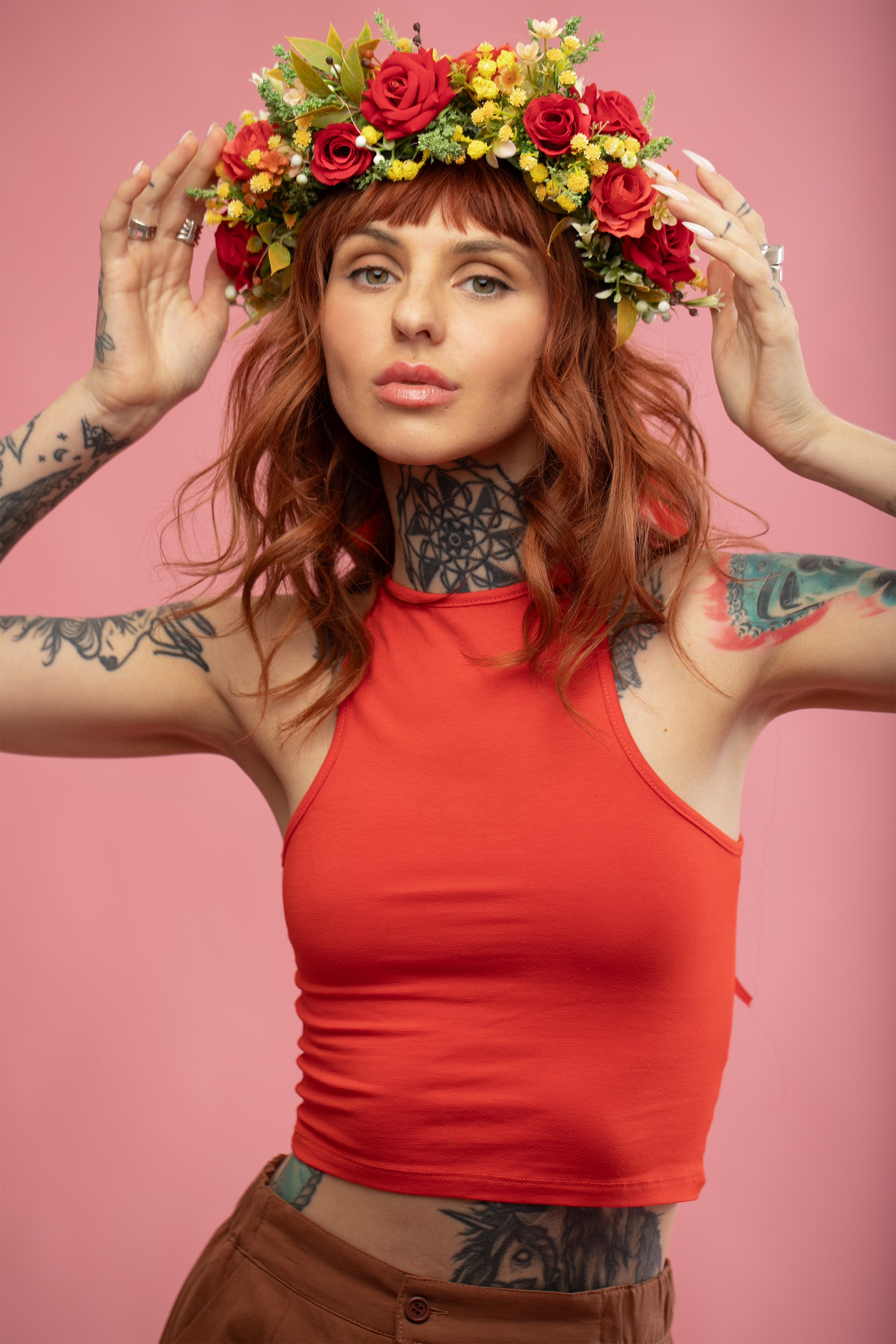 Breath taking Silk Crown - Shufizoo