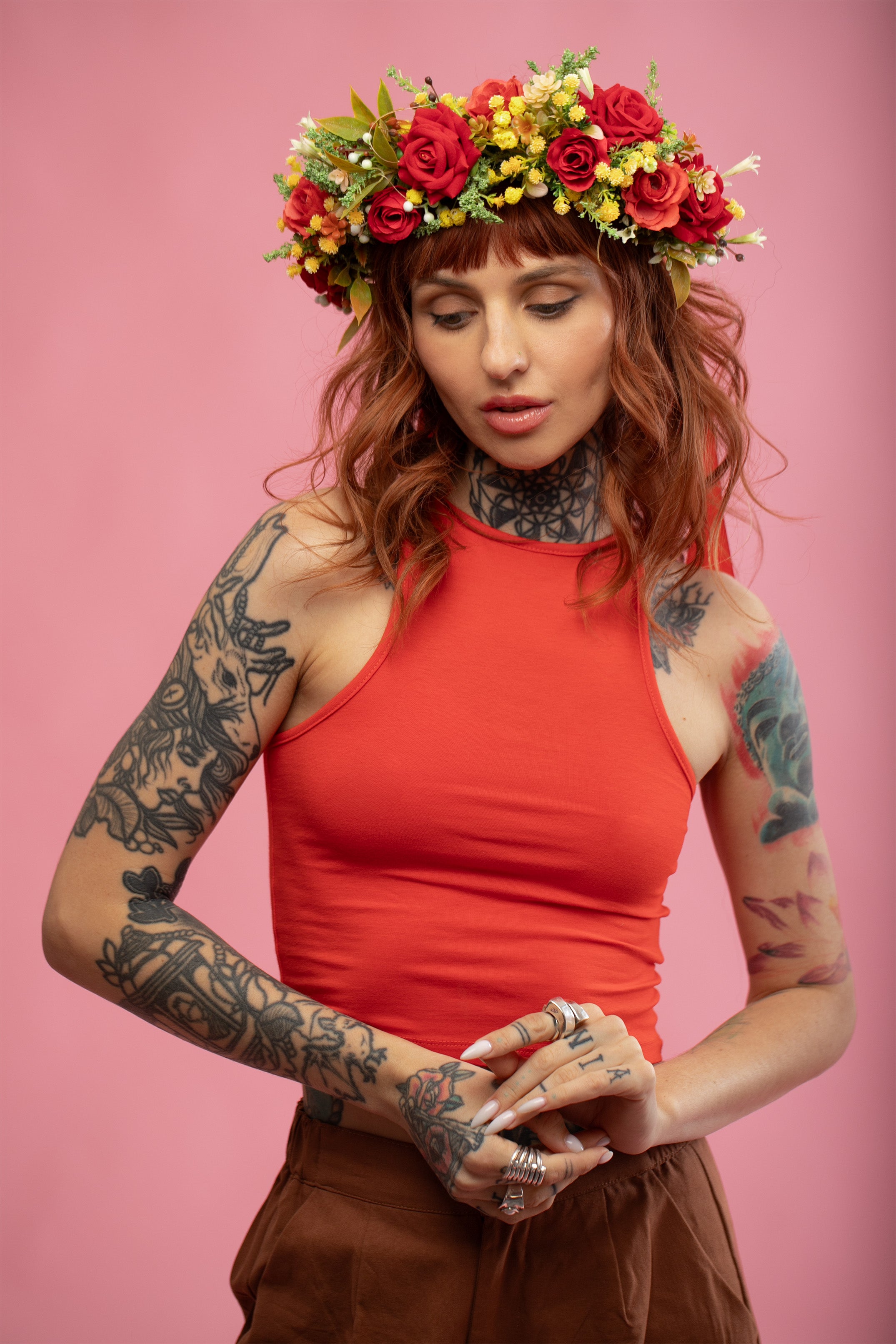 Breath taking Silk Crown - Shufizoo