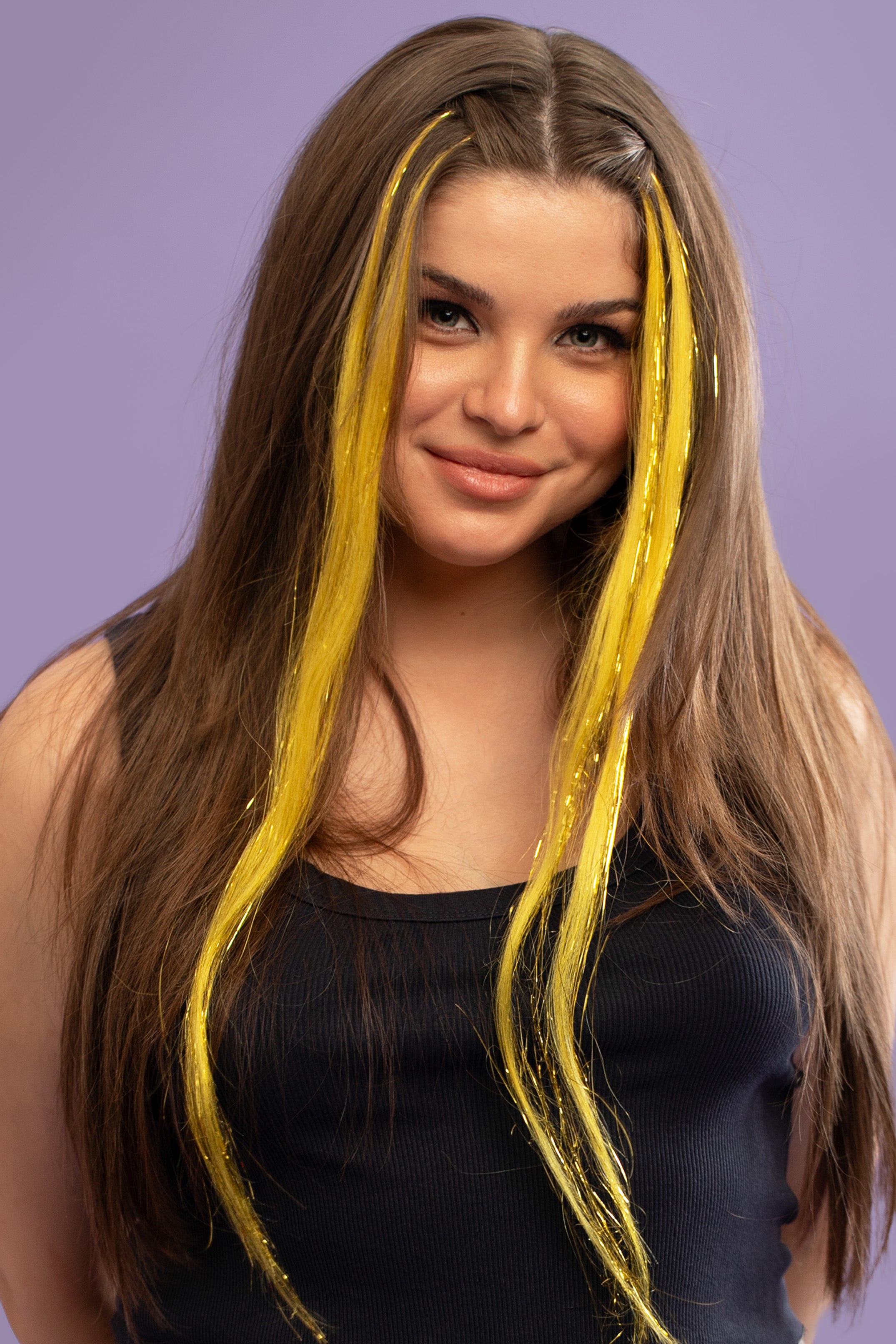 Natural hair extension - Yellow shade - Shufizoo