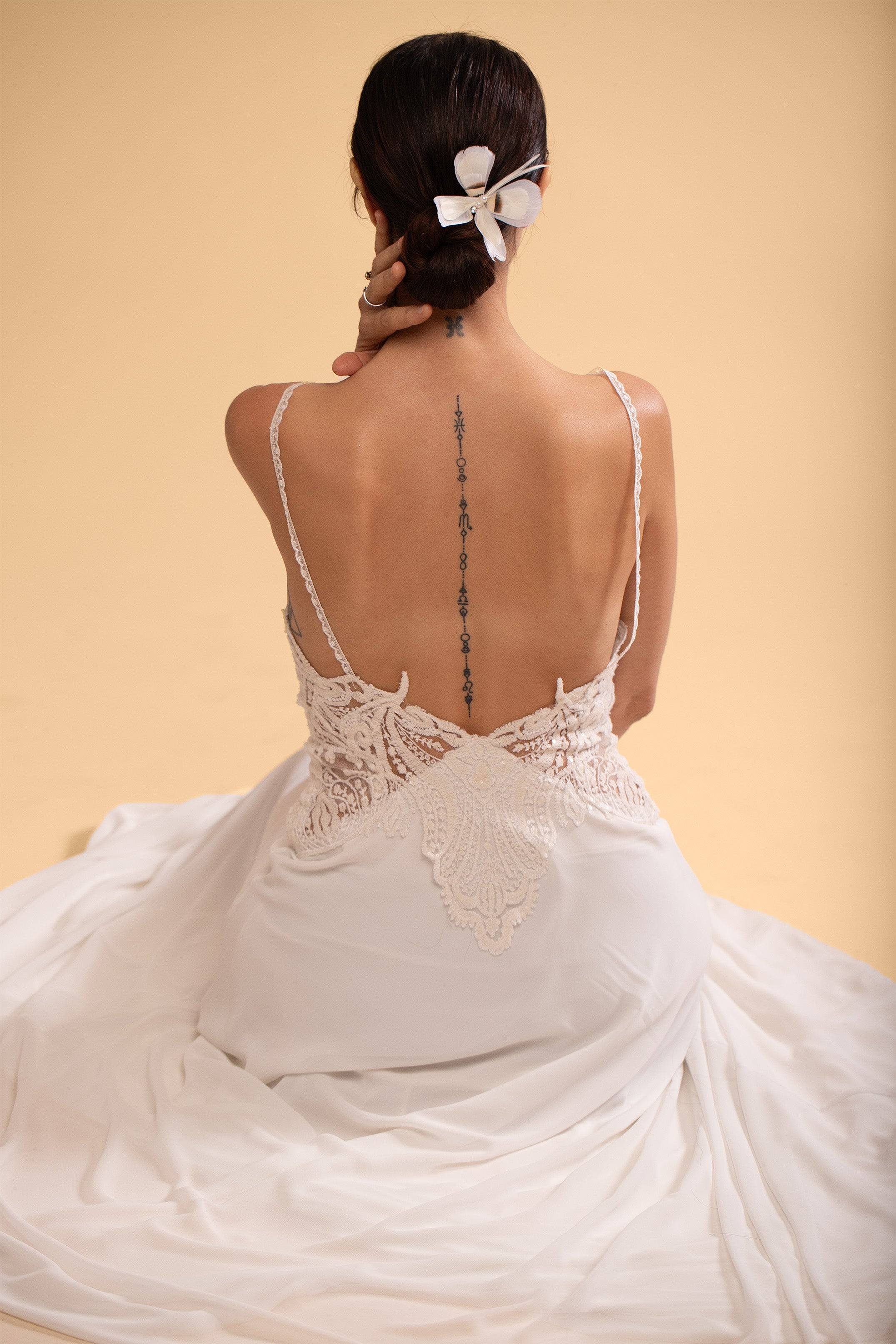 White Merry Art-deco comb - Shufizoo