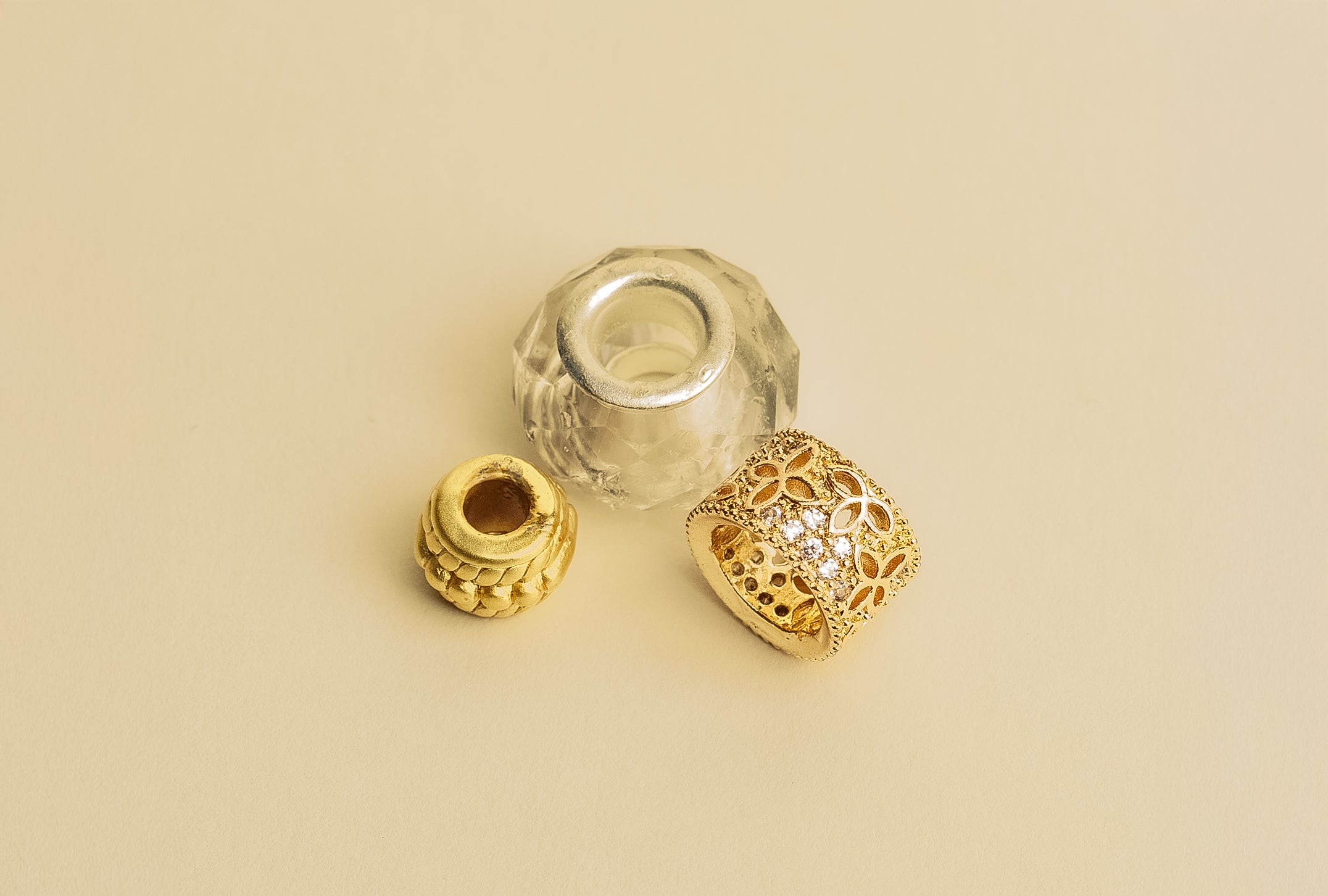 Set of 3 Dreadlock Beads