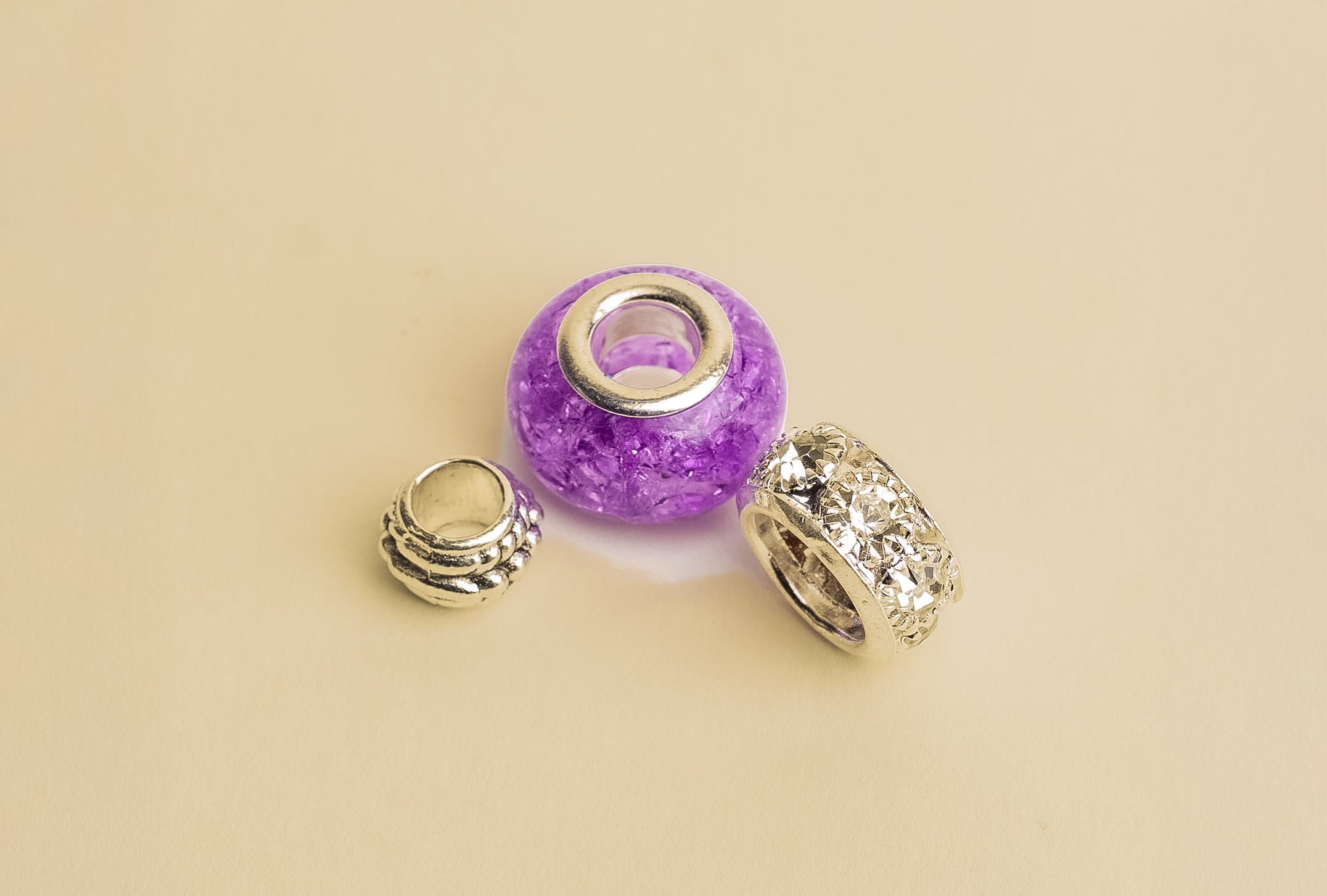 Set of 3 Dreadlock Beads