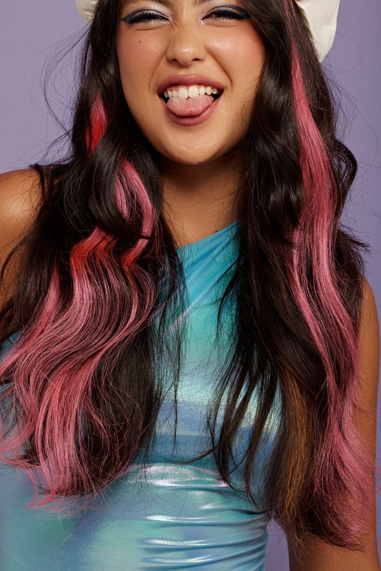 Natural hair extension - Marker pink shade - Shufizoo