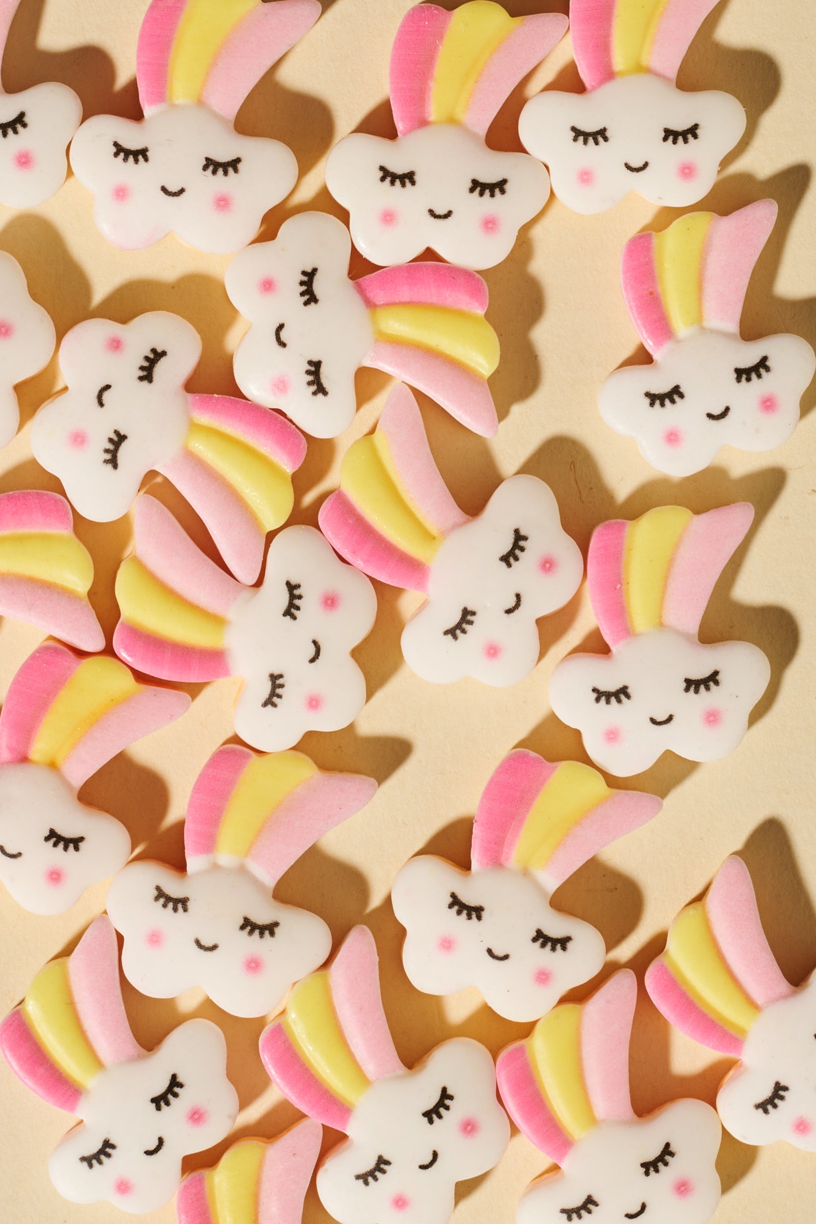 Magic Braids Charms - Shufizoo -
pink and yellow rainbow and cloud