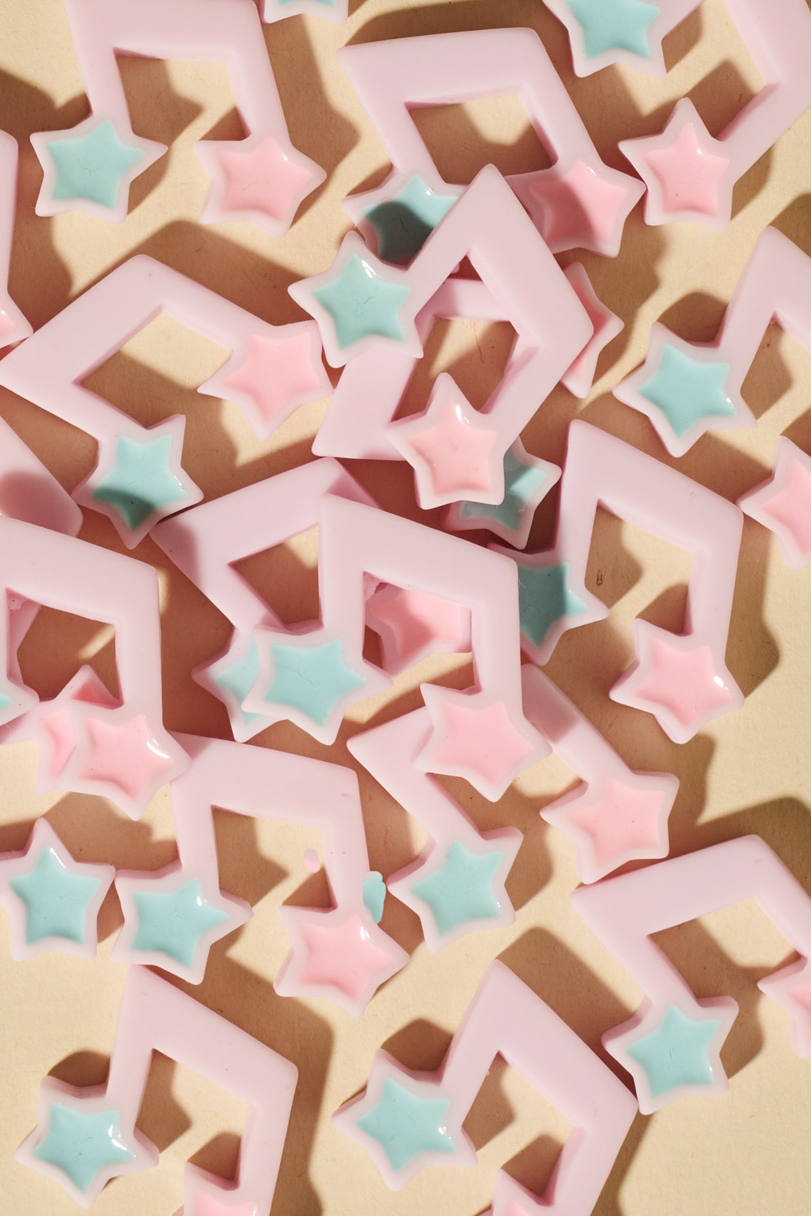 Magic Braids Charms - Shufizoo - Pink and Light Blue Double Musical Note