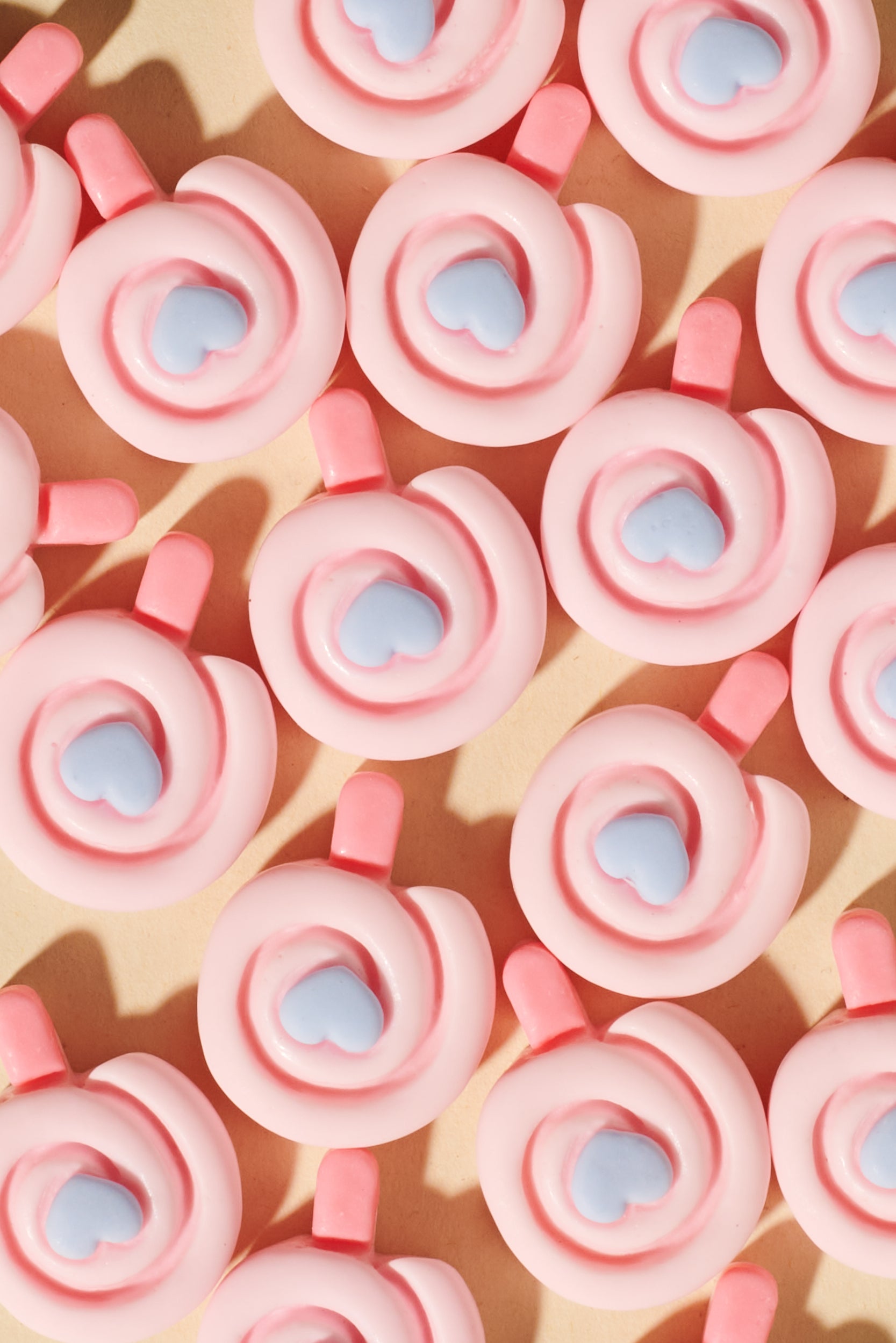 Magic Braids Charms - Shufizoo - Pink Popsicle with a Purple Heart