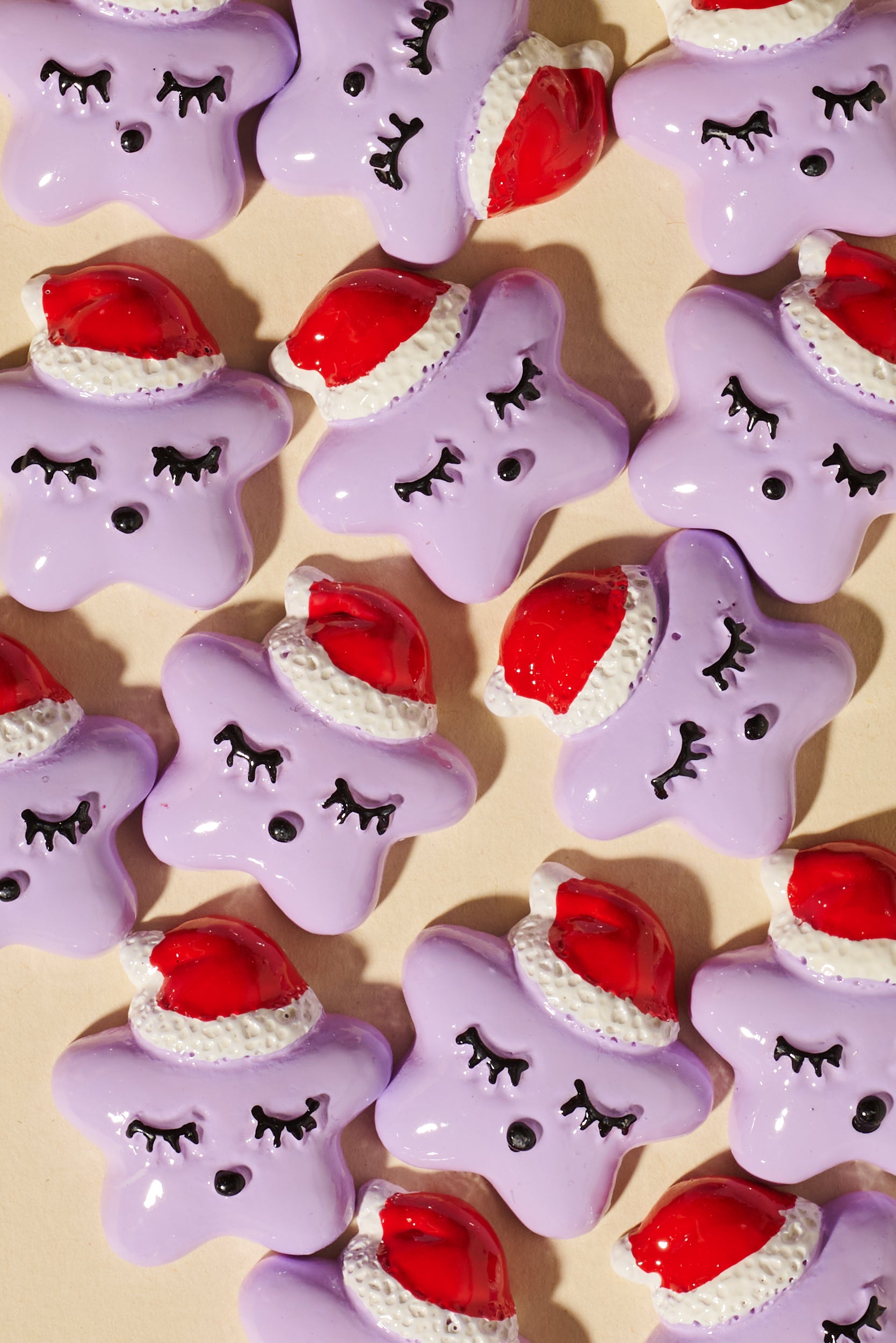 Magic Braids Charms - Shufizoo - Purple Sleepy Christmas Star