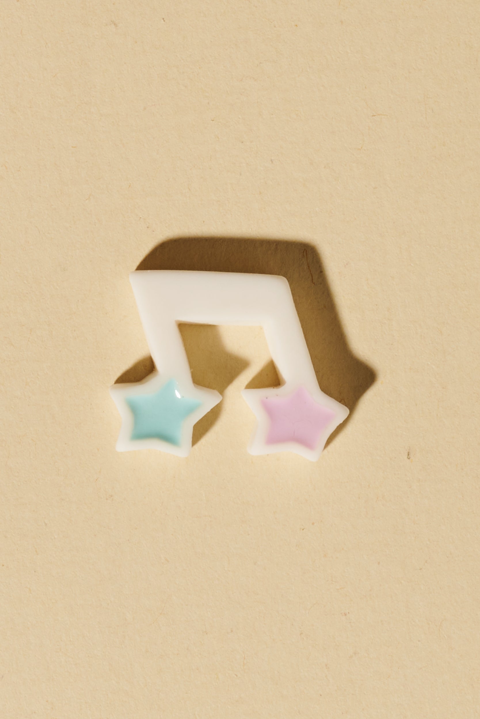 Magic Braids Charms - Shufizoo - Pink and Light Blue Double Musical Note