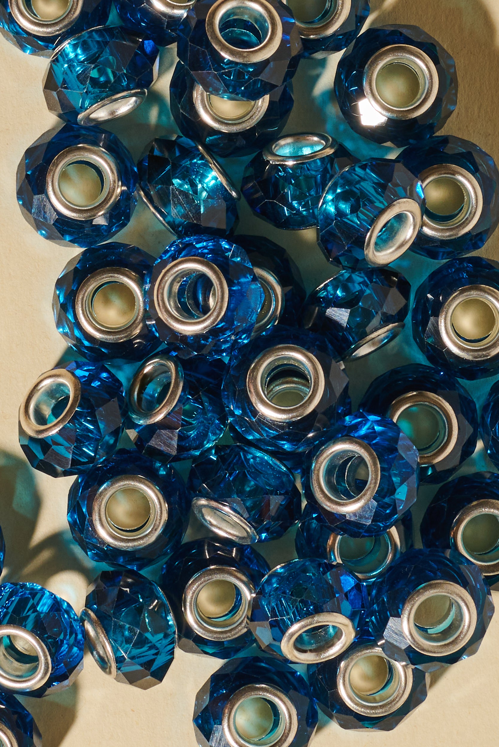 Dreadlock beads - Shufizoo - Clear blue Beads
