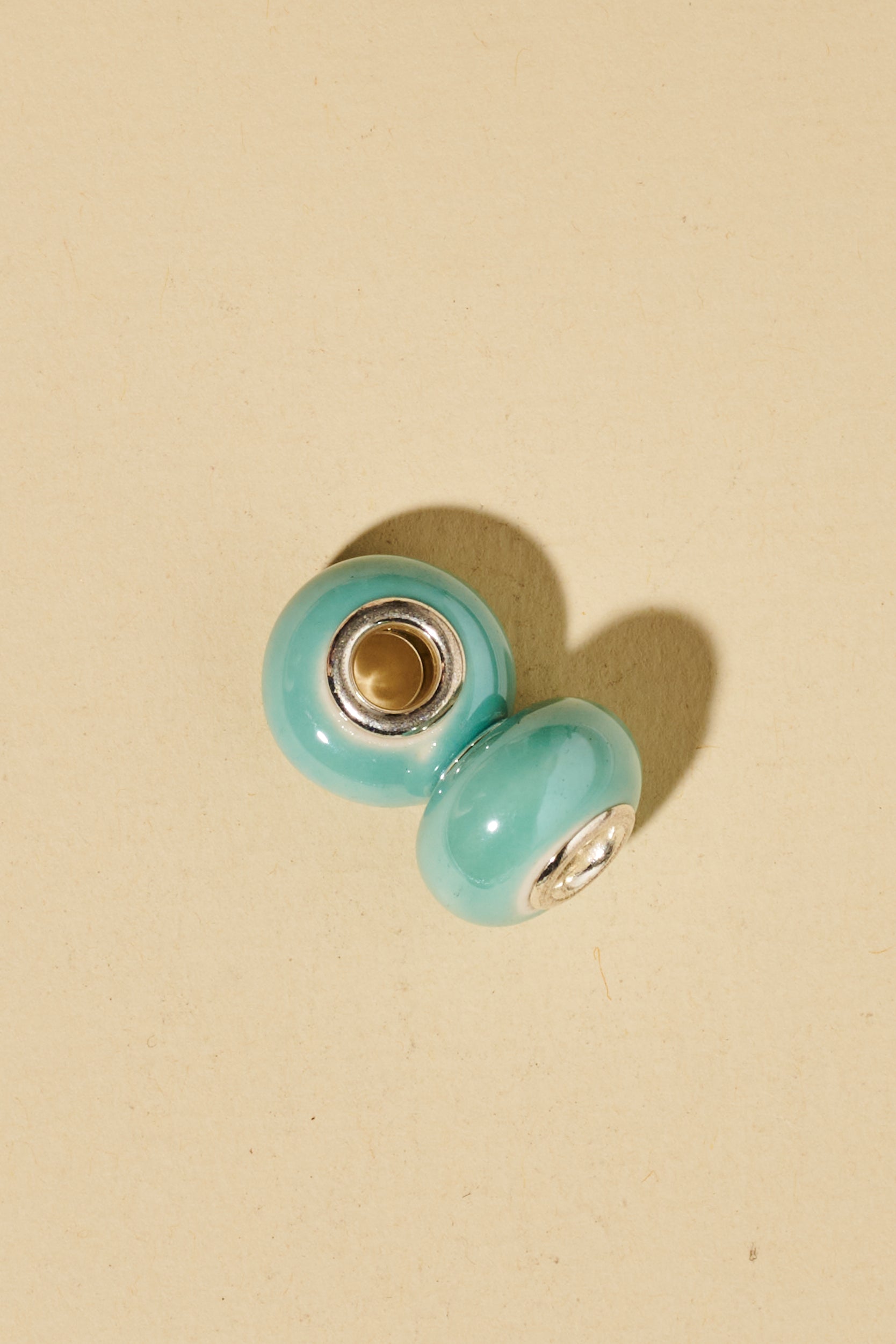 Shufizoo - Dreadlock beads - Glossy Turquoise Beads