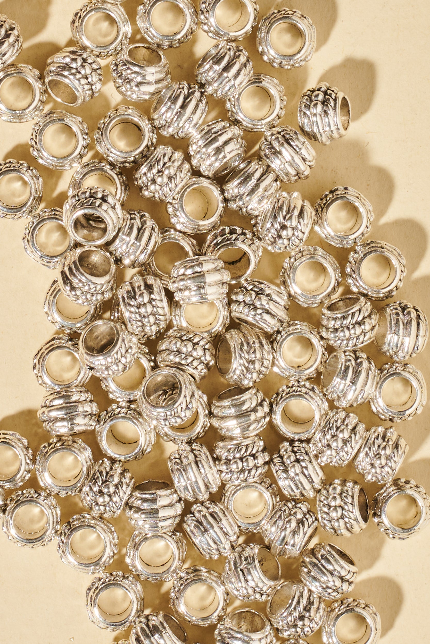 Dreadlock beads - Shufizoo - Silver Beads with Special Engravings