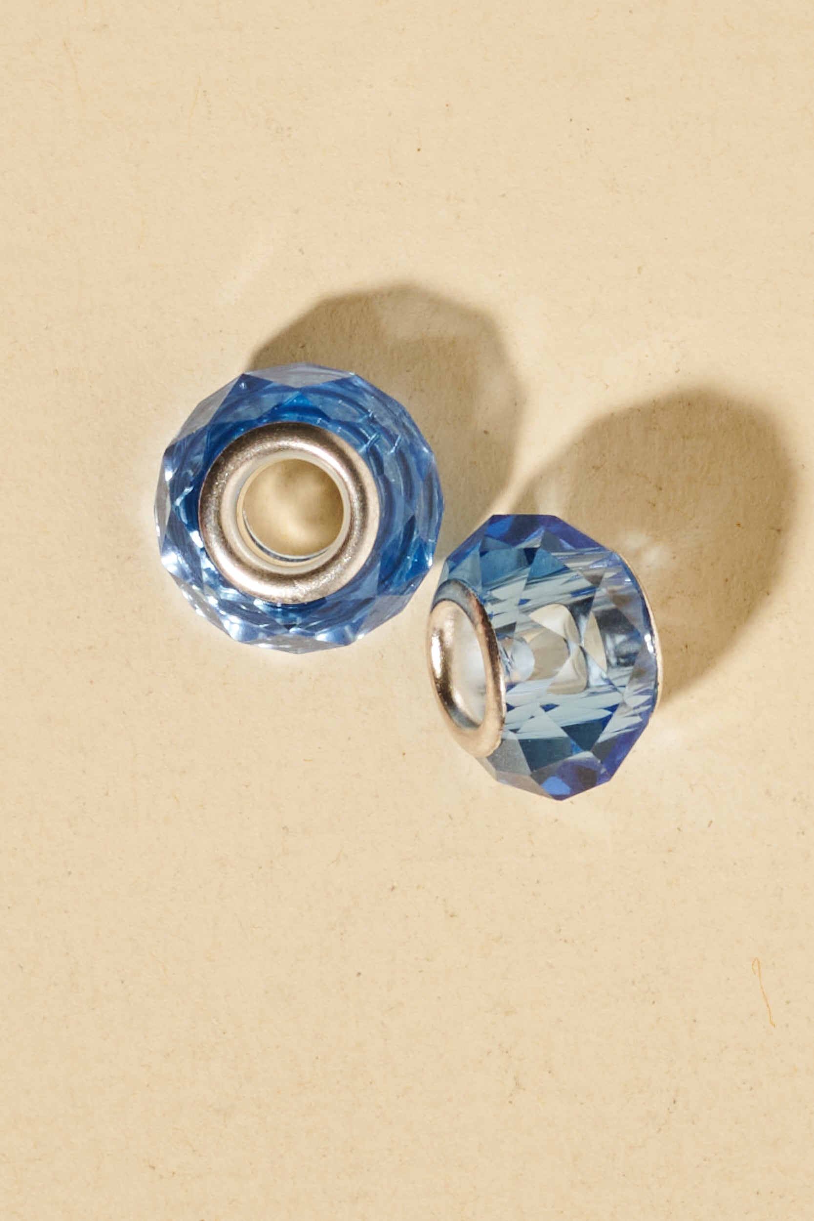 Dreadlock beads - Shufizoo - Clear Blue Beads