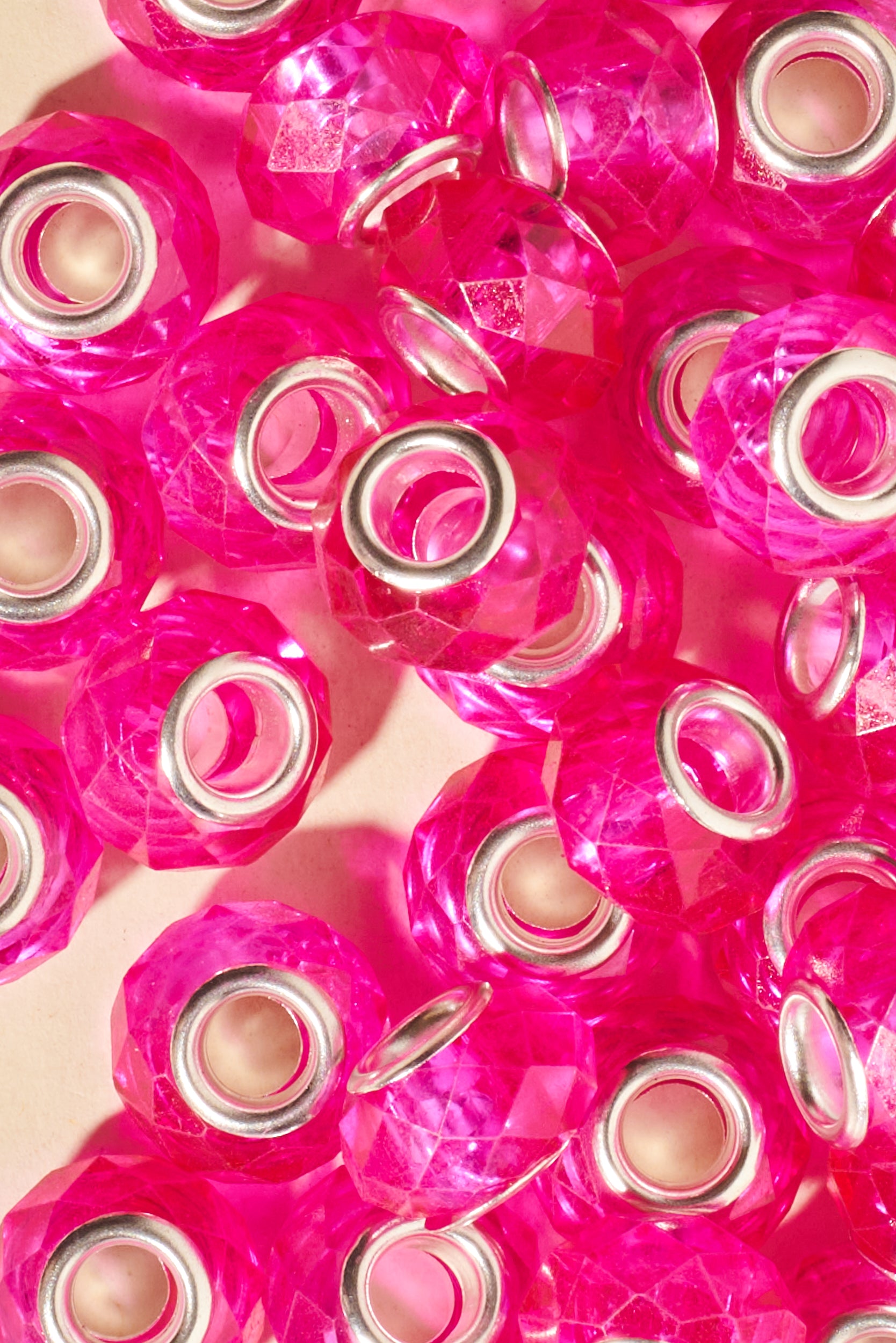 Dreadlock beads - Shufizoo - clear pink Beads