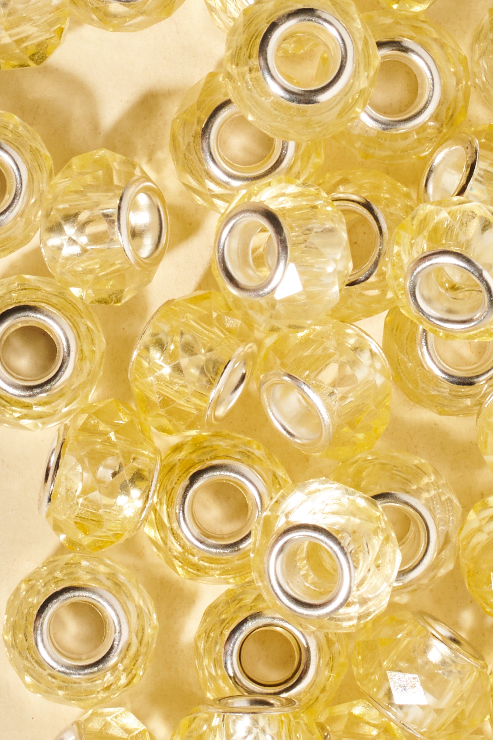 Dreadlock beads - Shufizoo - clear light yellow Beads