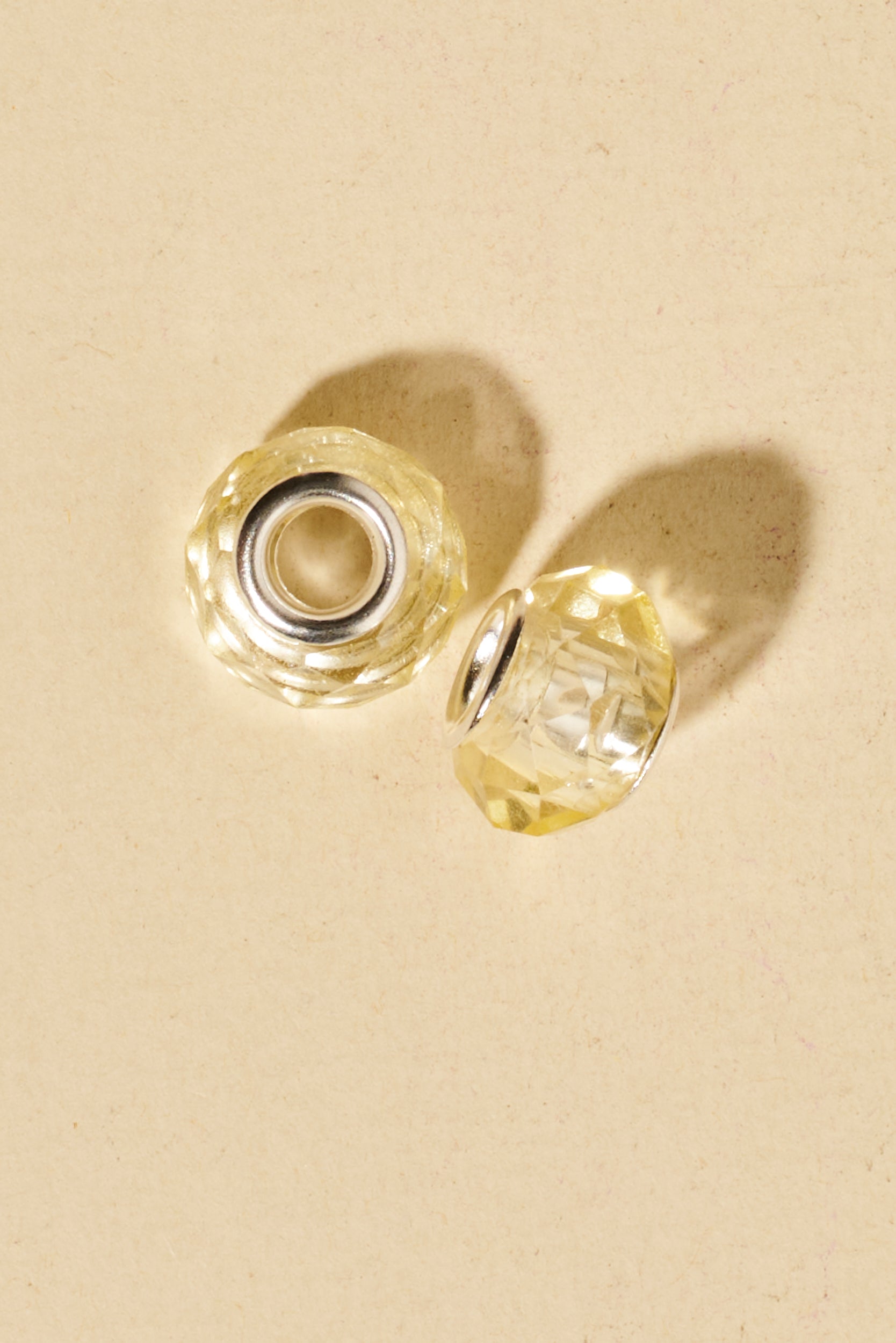 Dreadlock beads - Shufizoo - clear light yellow Beads