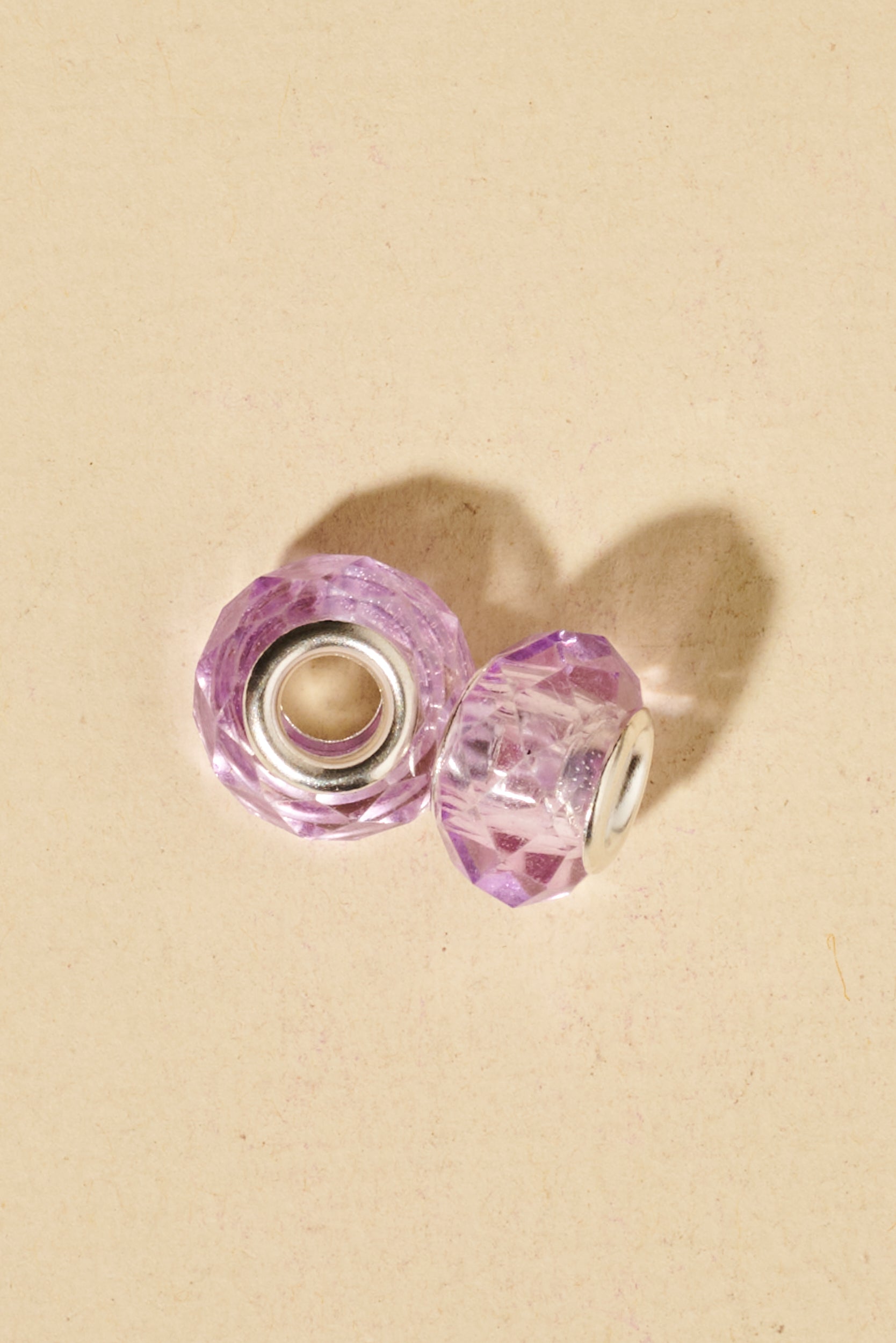 Dreadlock beads - Shufizoo - clear light puple Beads