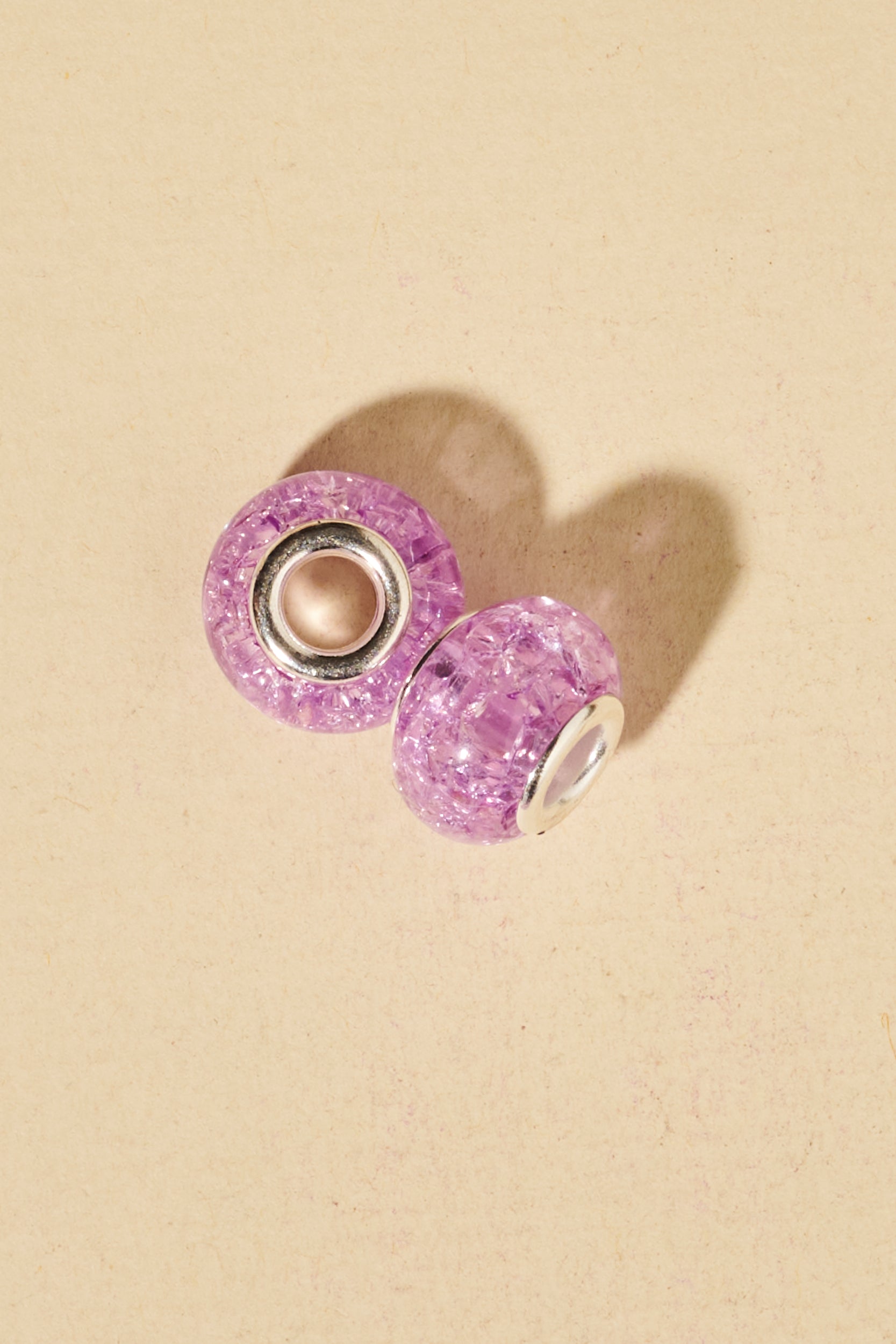 Dreadlock beads - Shufizoo - clear light pink Beads