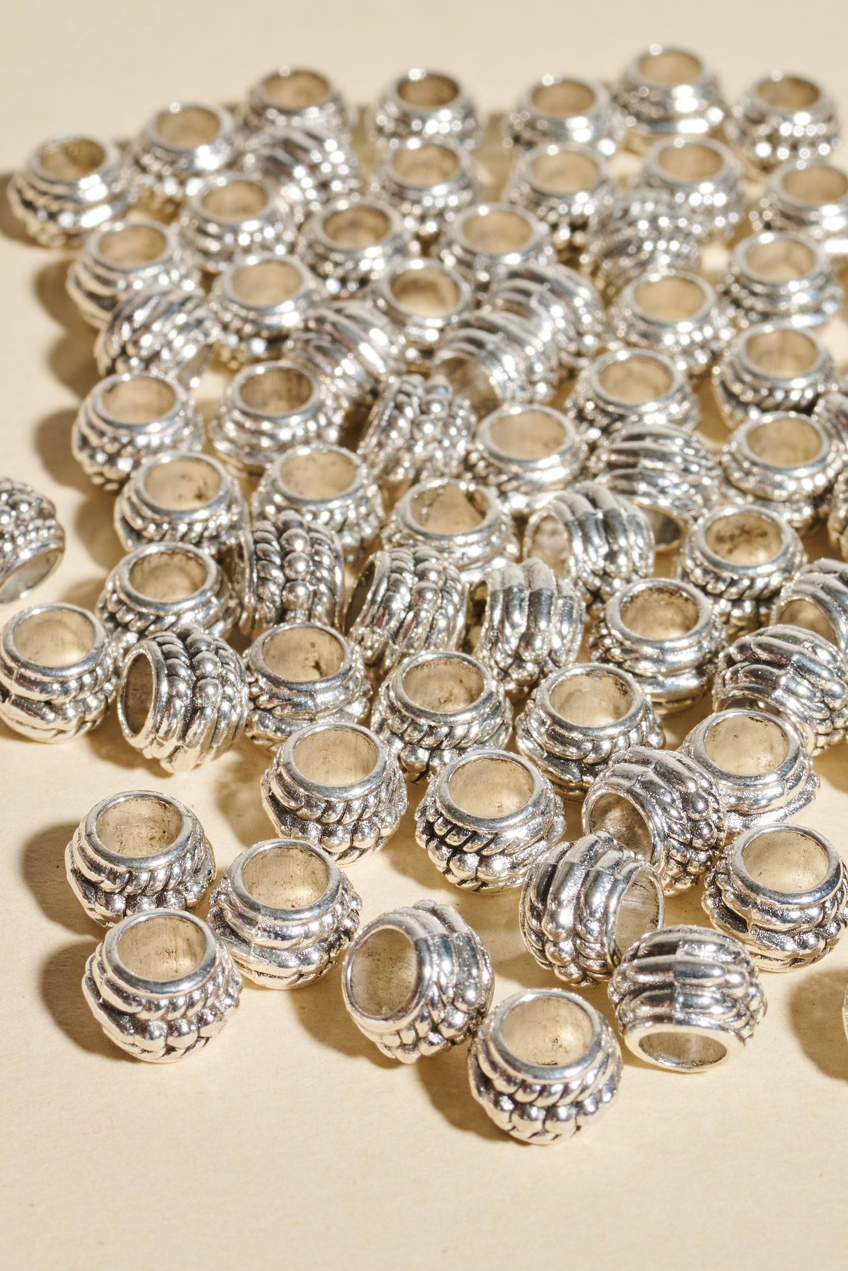 Dreadlock beads - Shufizoo - Silver Beads with Special Engravings