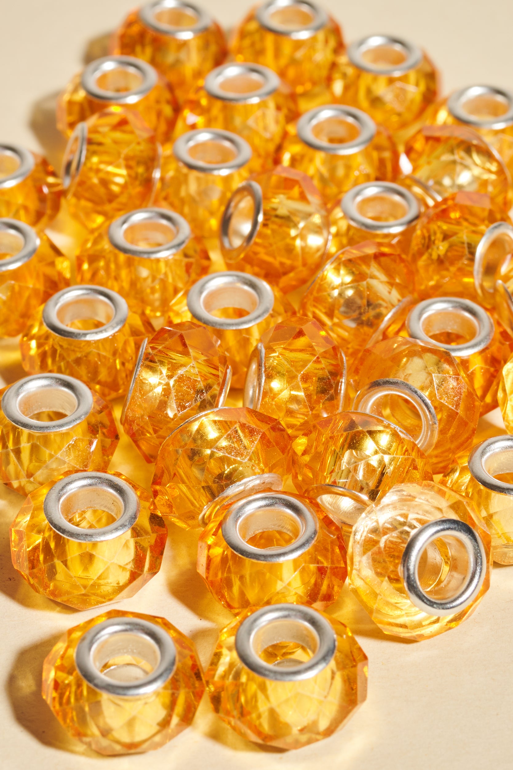 Dreadlock beads - Shufizoo - Clear Gold Beads