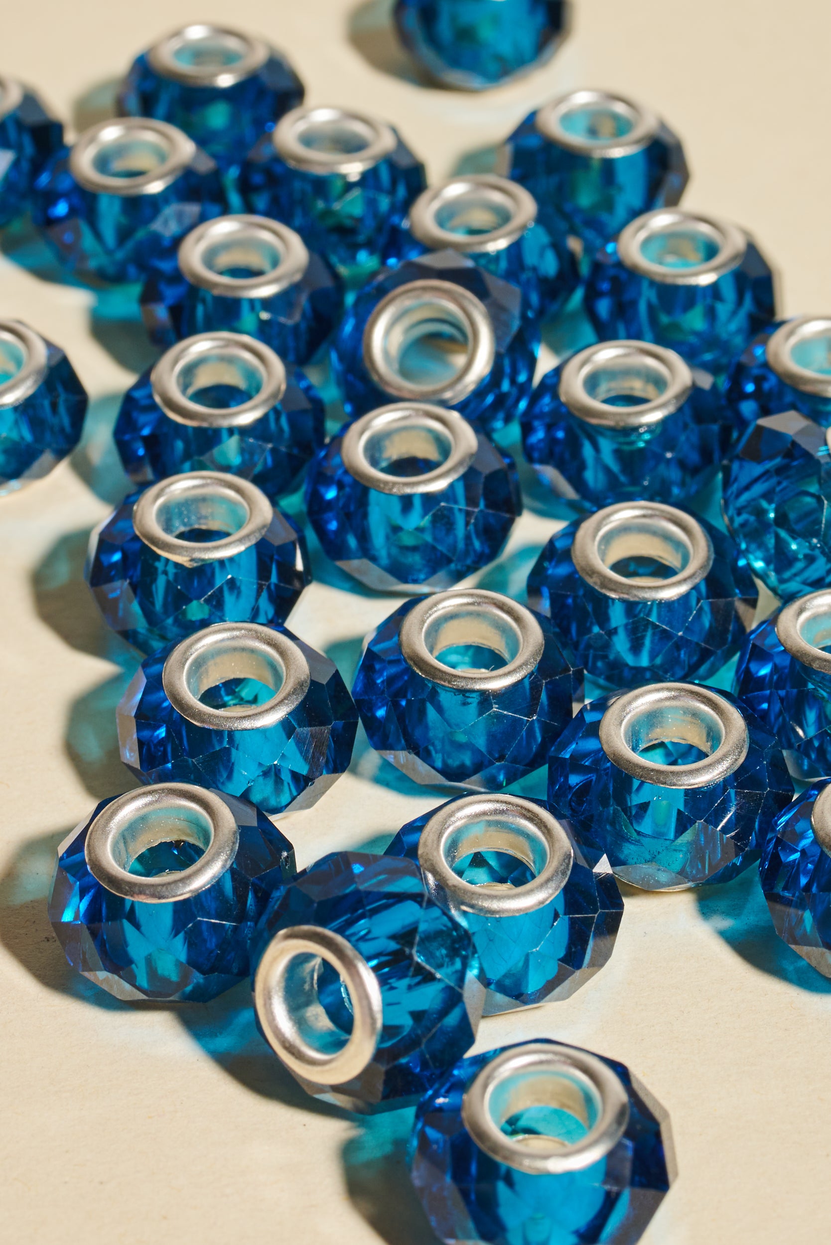 Dreadlock beads - Shufizoo - Clear blue Beads