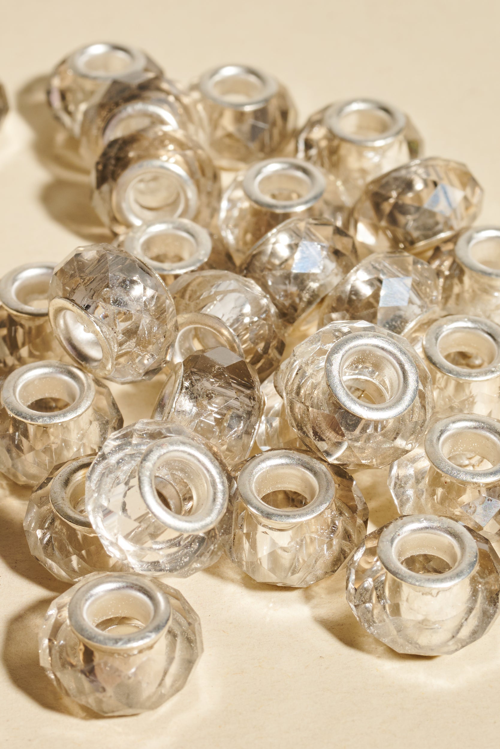 Dreadlock beads - Shufizoo - Clear Beads