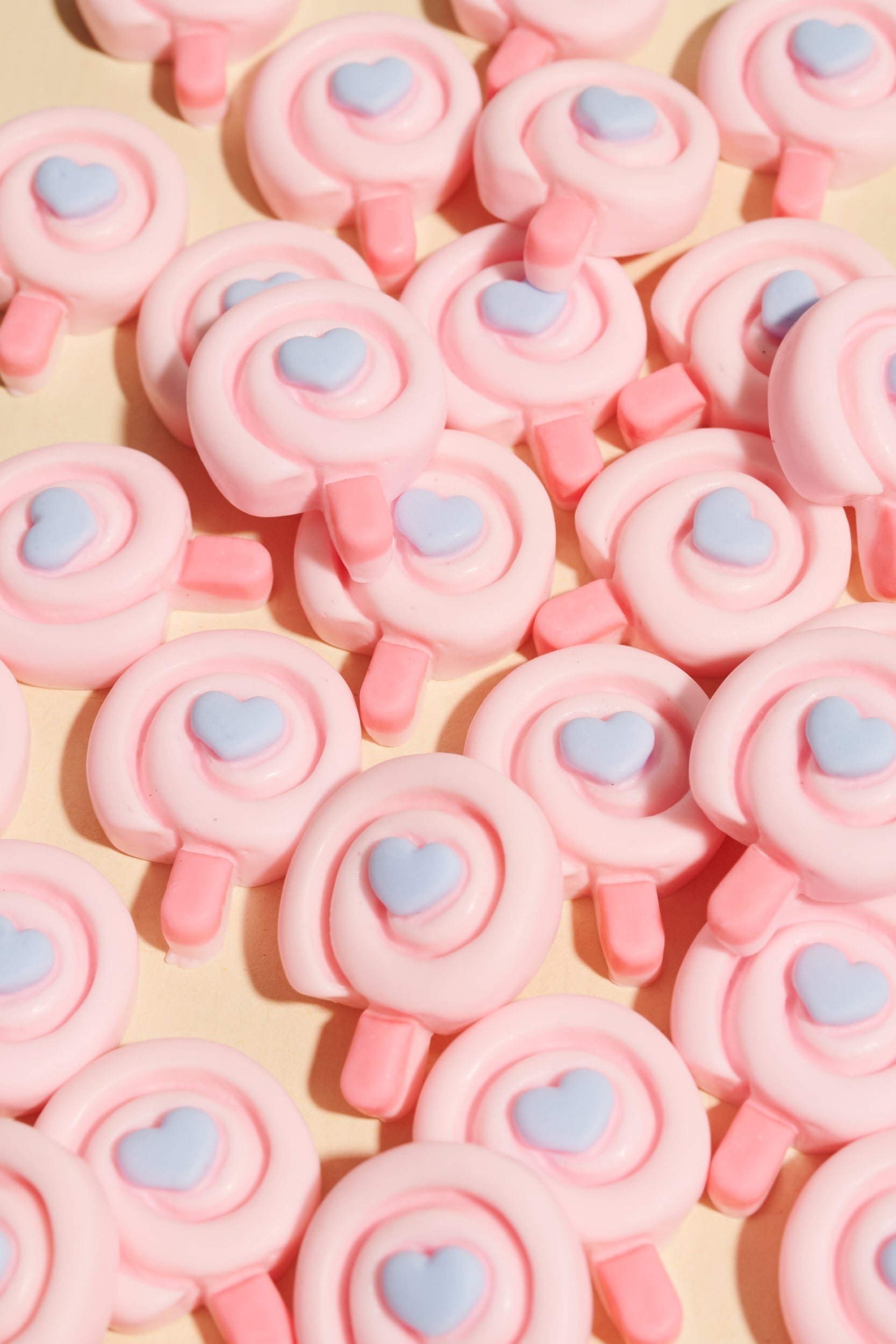 Magic Braids Charms - Shufizoo - Pink Popsicle with a Purple Heart