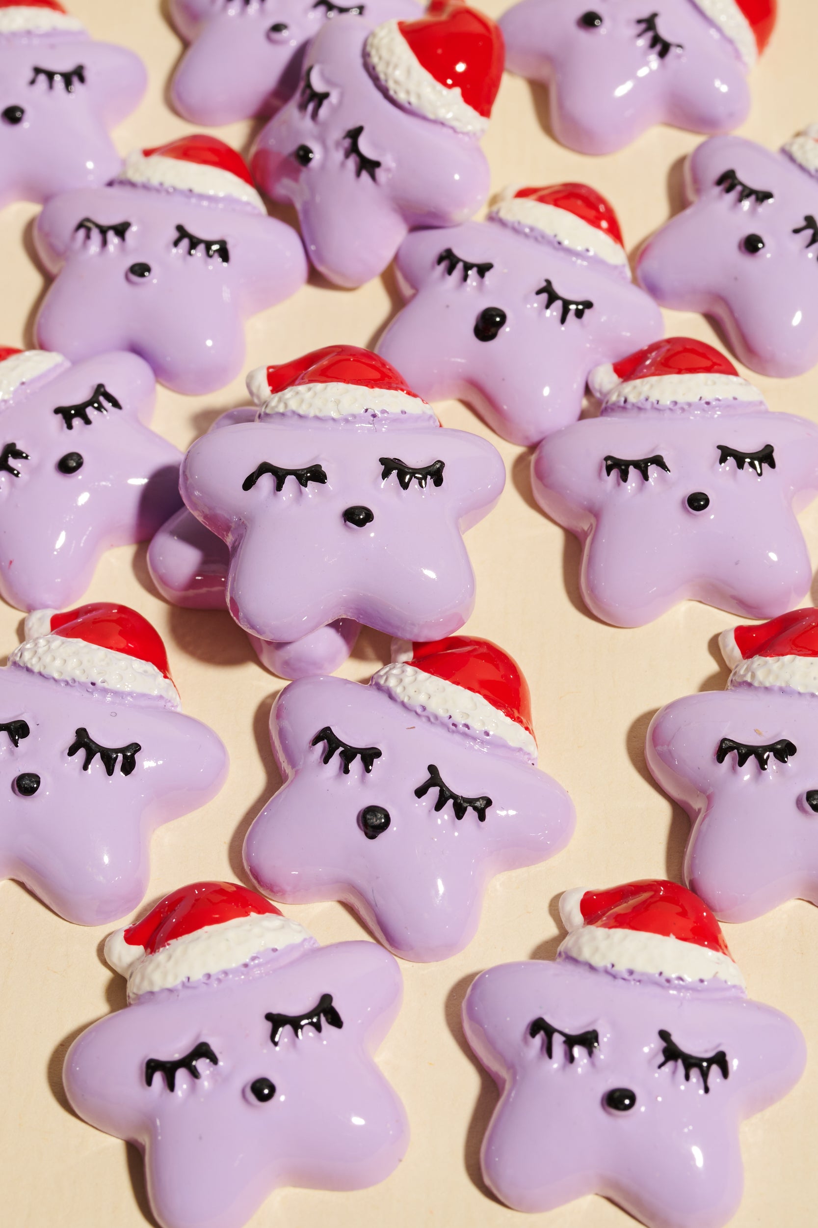 Magic Braids Charms - Shufizoo - Purple Sleepy Christmas Star