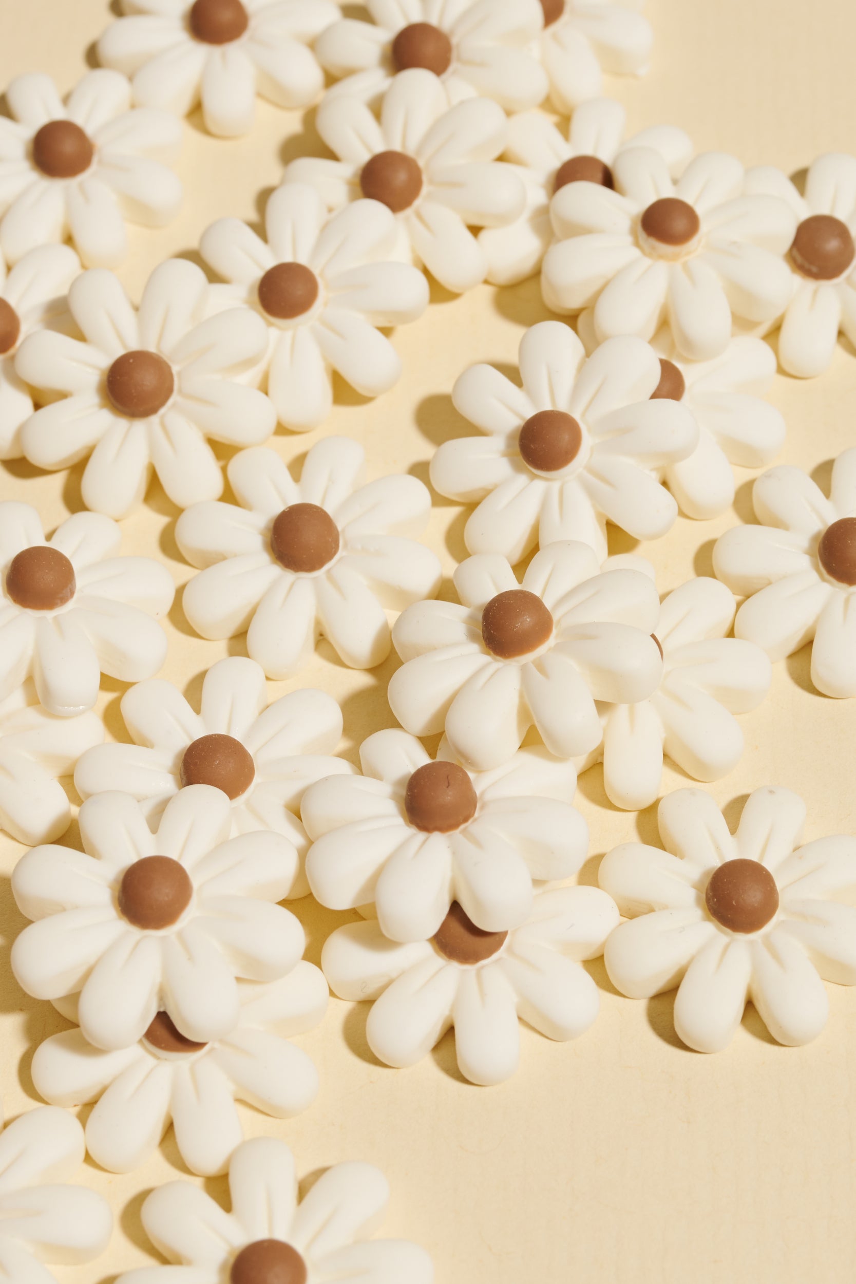 Magic Braids Charms - Shufizoo -
White Daisy with a Brown Center