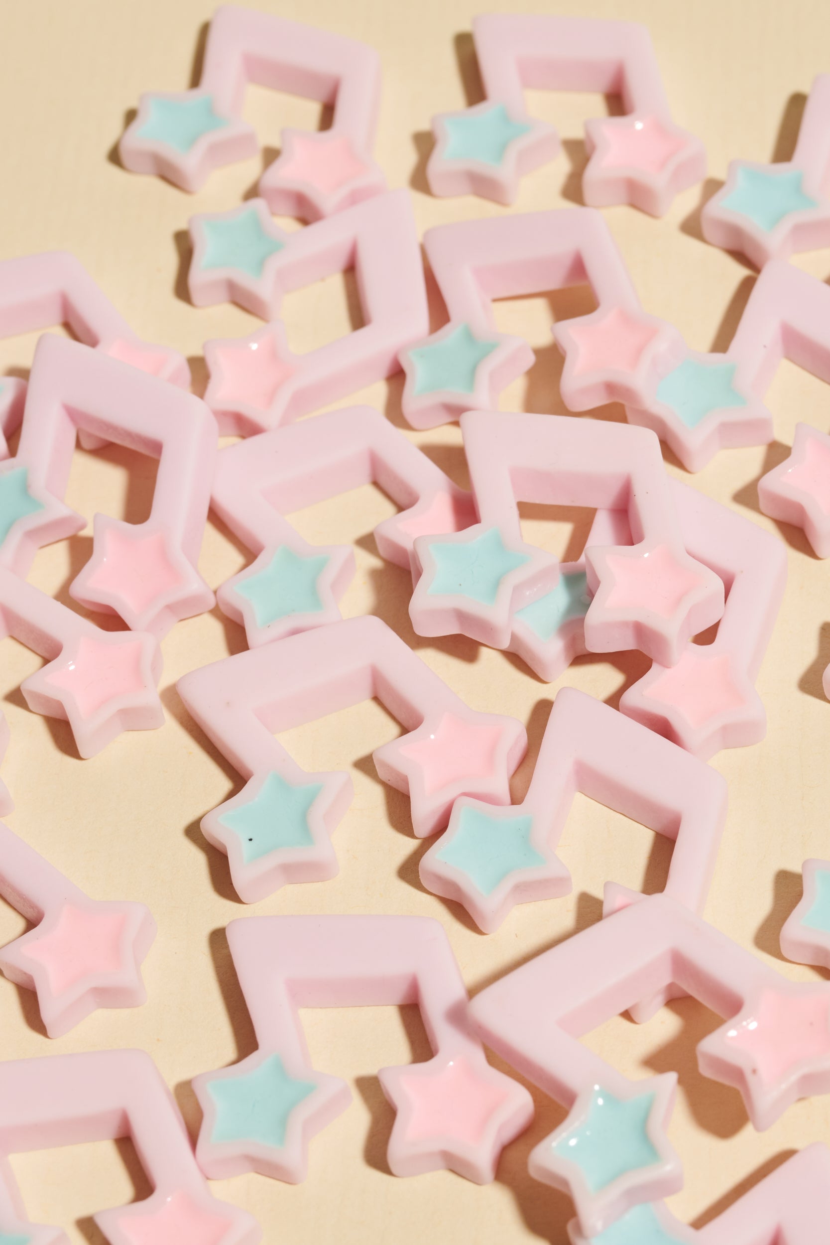 Magic Braids Charms - Shufizoo - Pink and Light Blue Double Musical Note