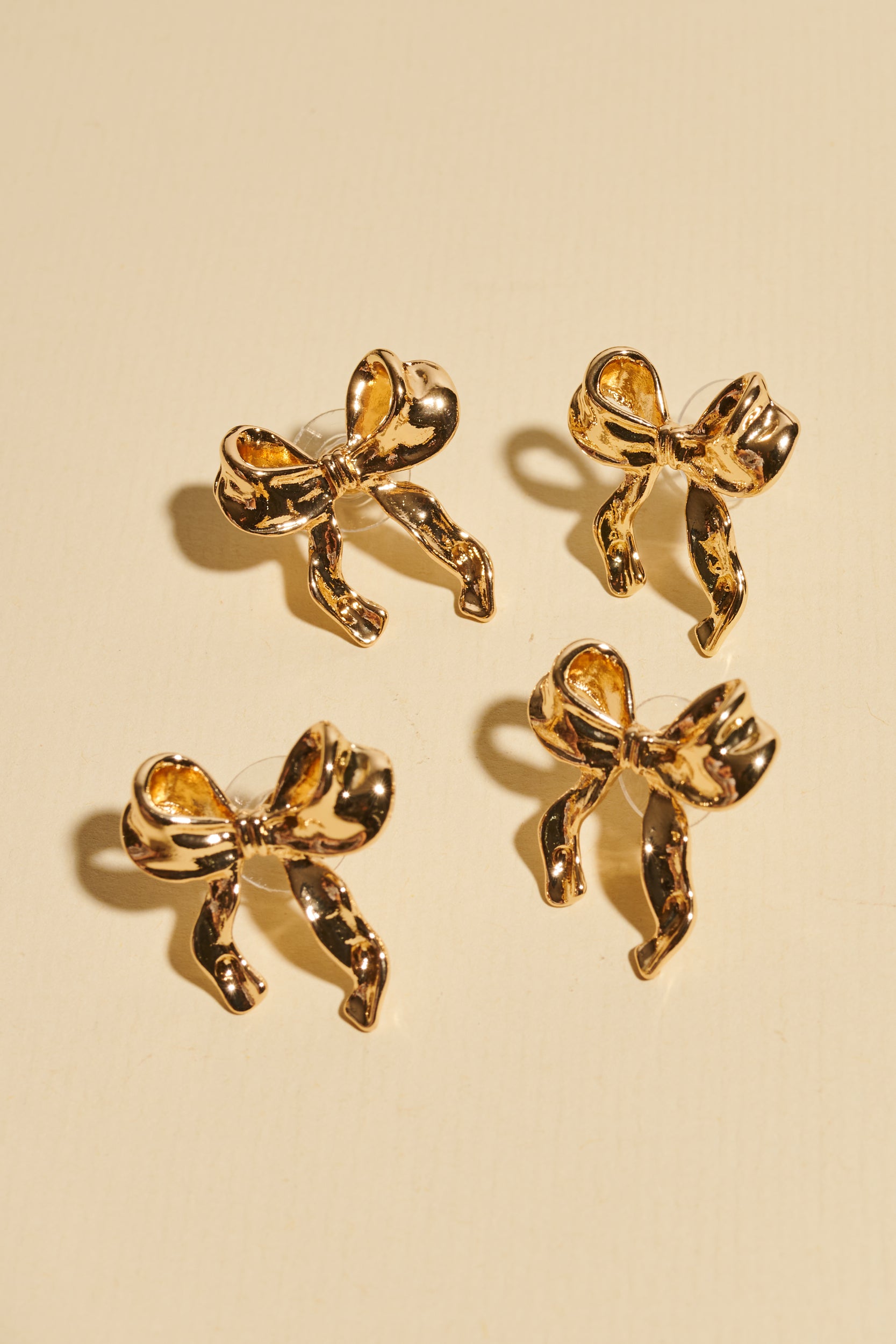 Braids decorations - Shufizoo - Luxury Gold Earrings in an Elegant Bow Shape
