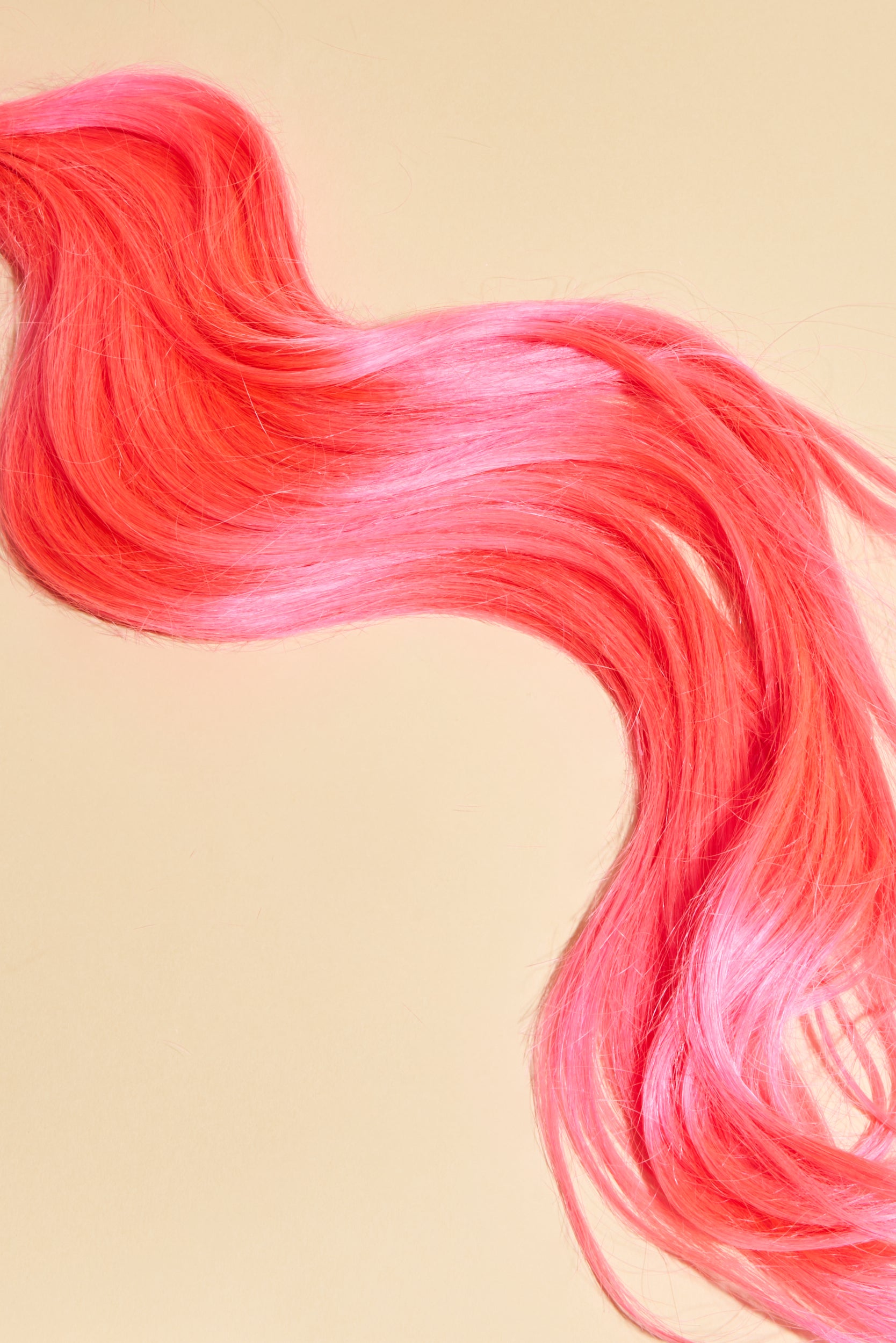Natural hair extension - Marker pink shade - Shufizoo