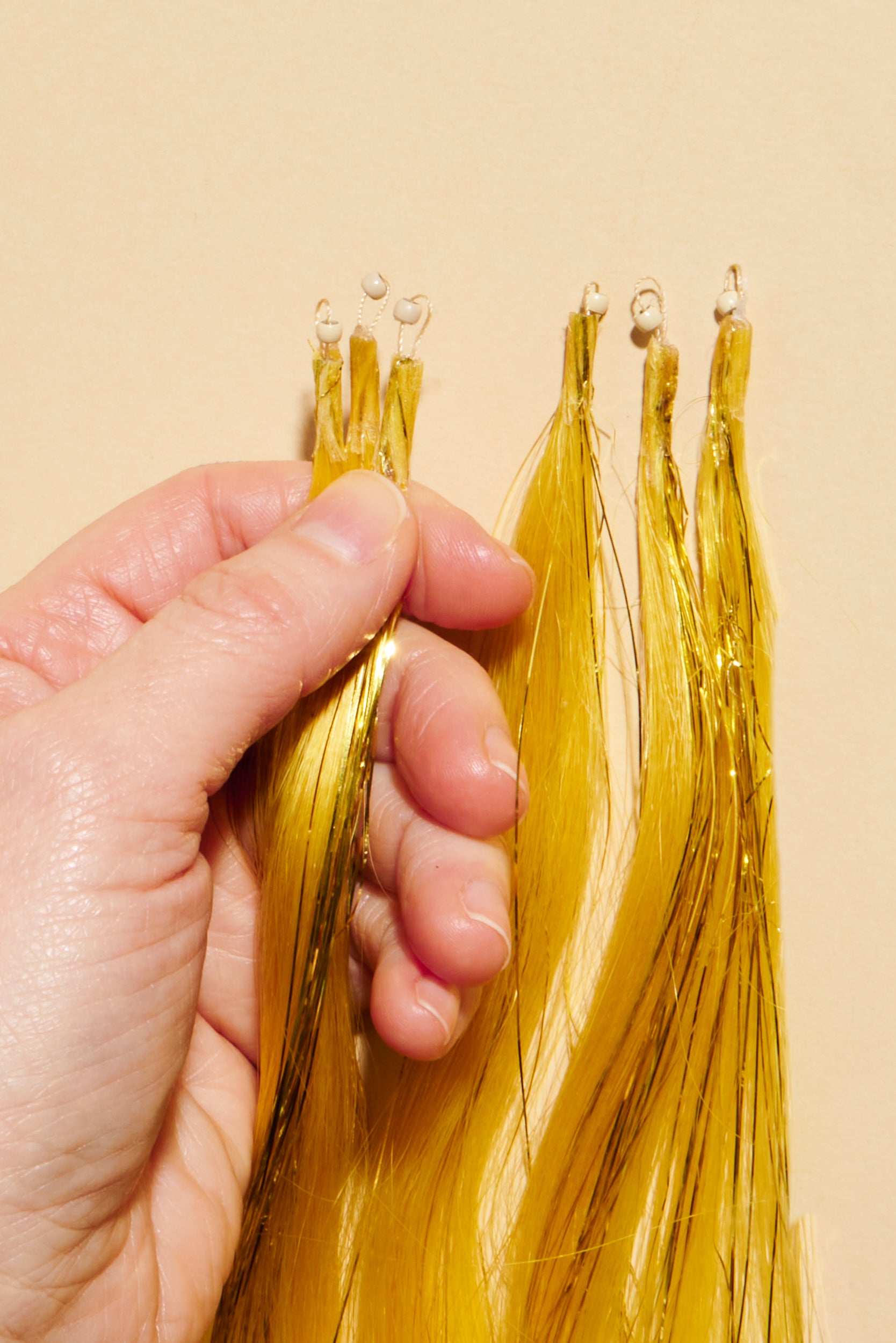 Natural hair extension - Yellow shade - Shufizoo