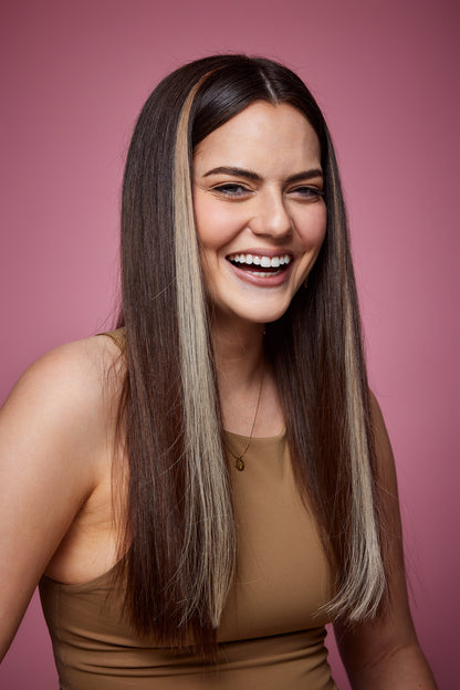 Natural hair extension - Ash Blonde