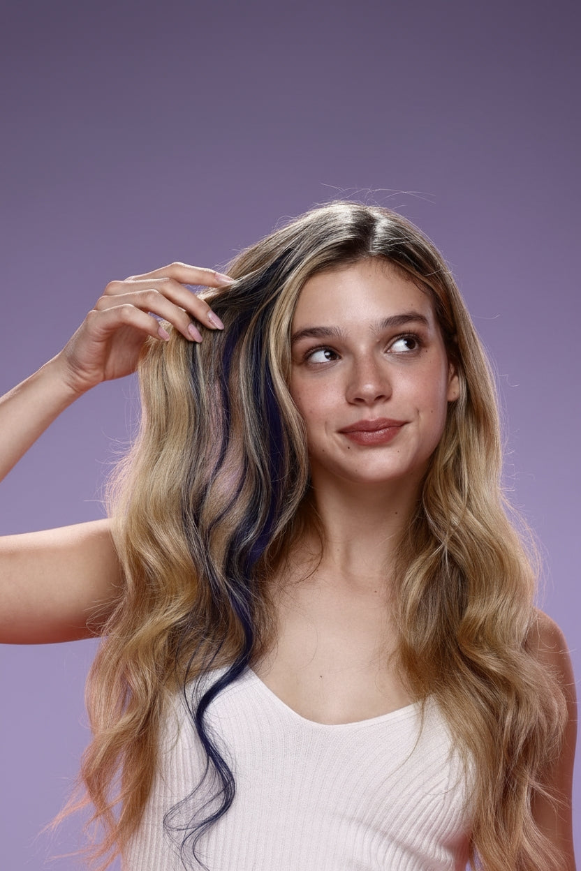 Natural Hair Shade - Dark Blue