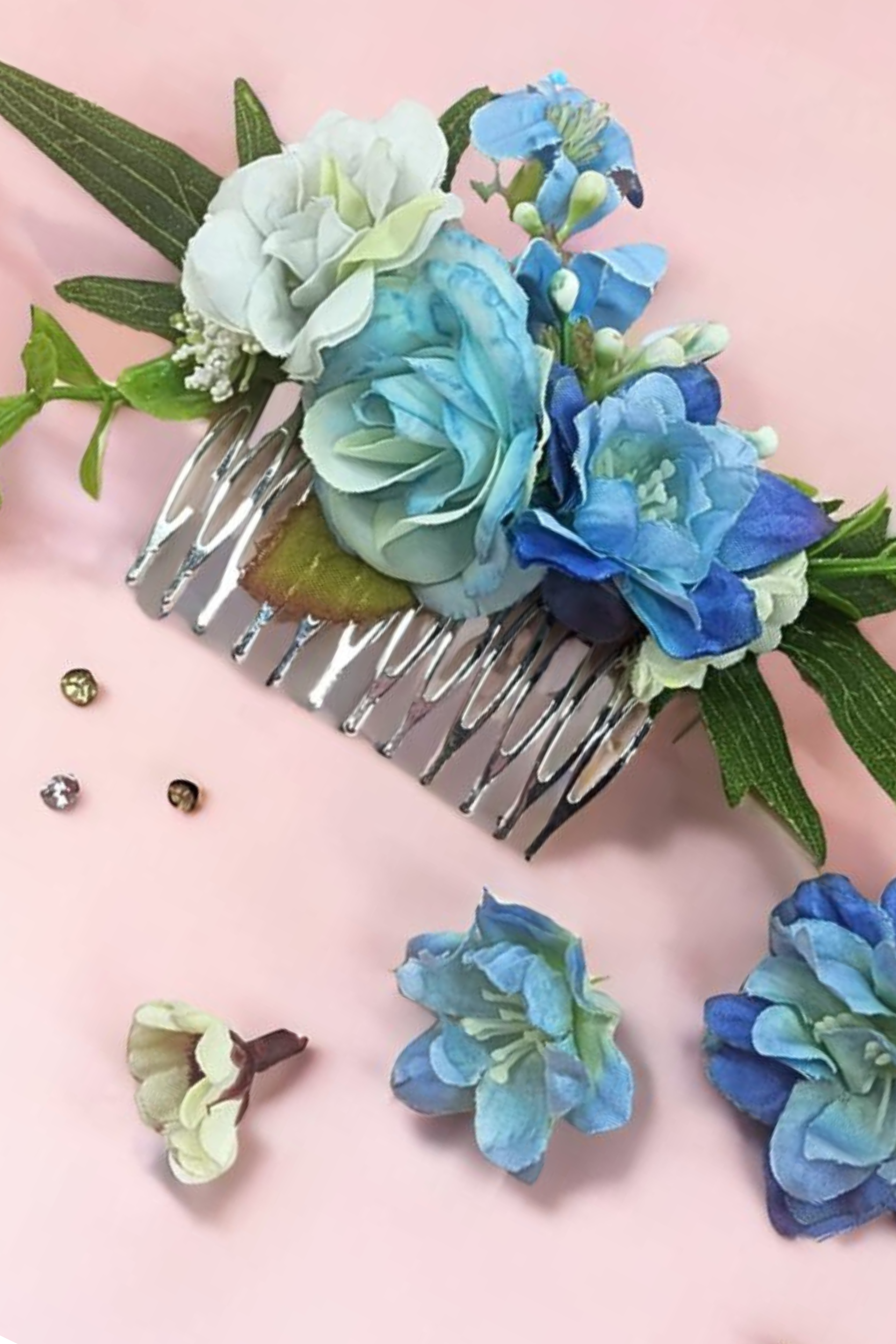 Silk Flowers Comb Kit - Sea Waves - Shufizoo