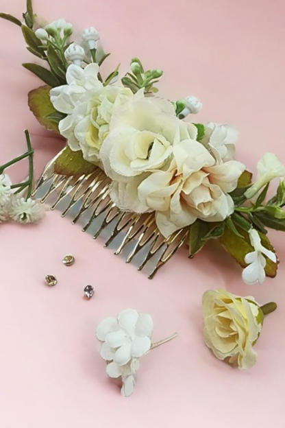 Silk Flowers comb Kit - Fairy&