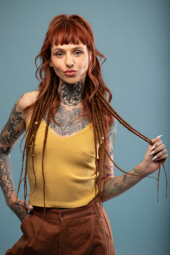Synthetic Dreadlock - Reddish Brown