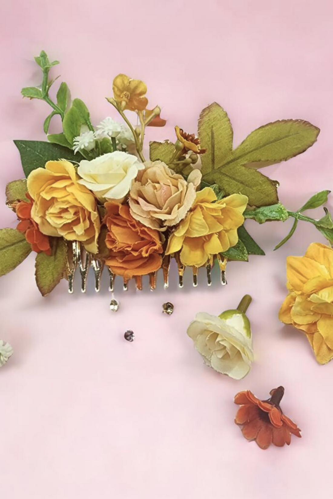 Silk Flowers Comb Kit - Flowers Field - Shufizoo