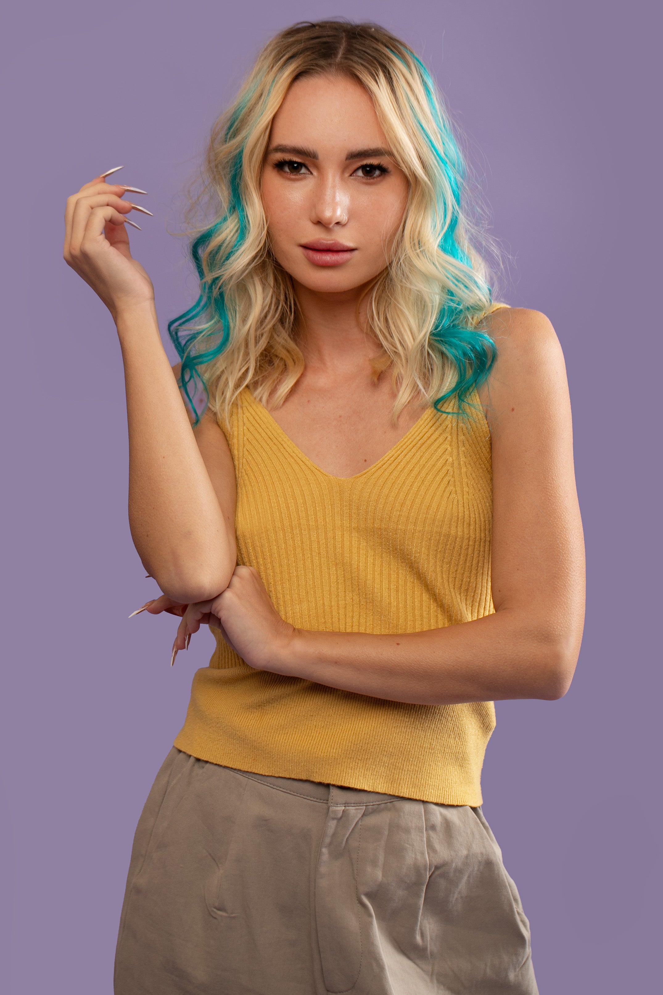 Natural Hair Shade - Dark Turquoise