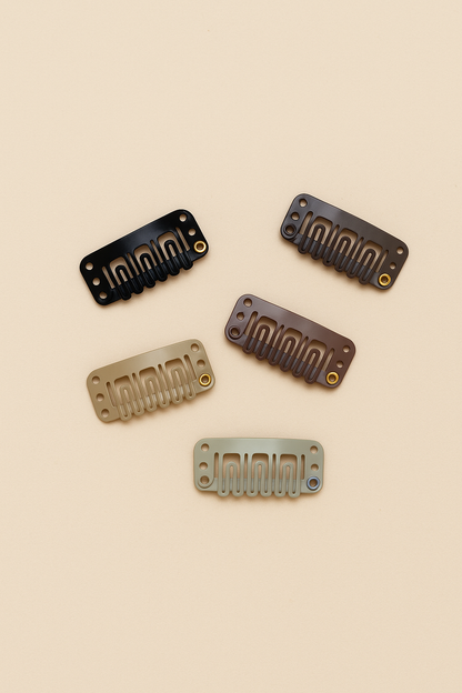 black, dark brown, light brown, satin blonde