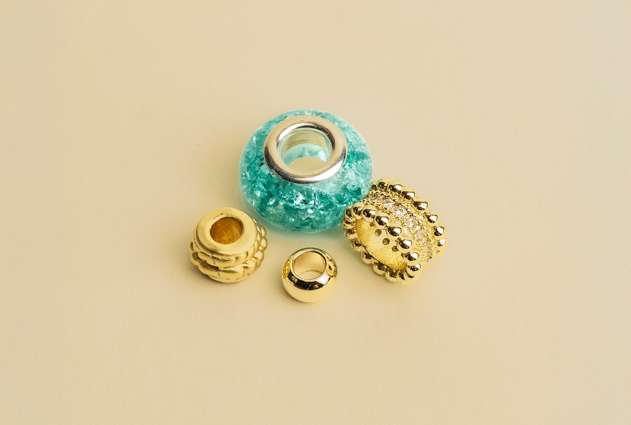Set of 4 Dreadlock Beads