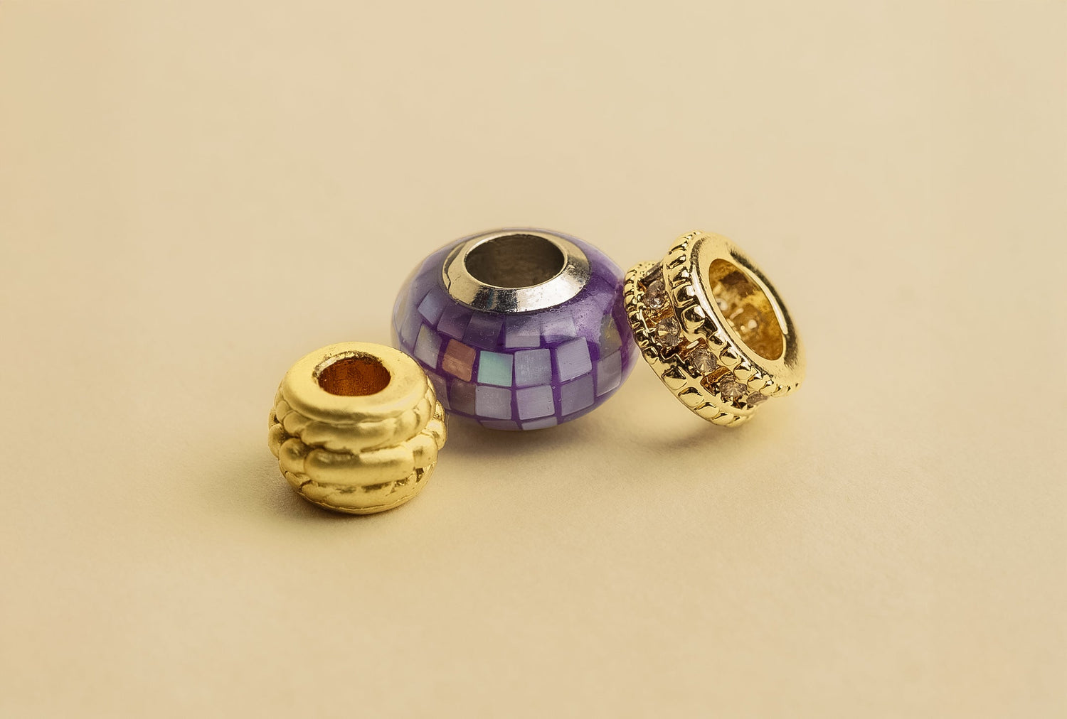 Set of 3 Dreadlock Beads