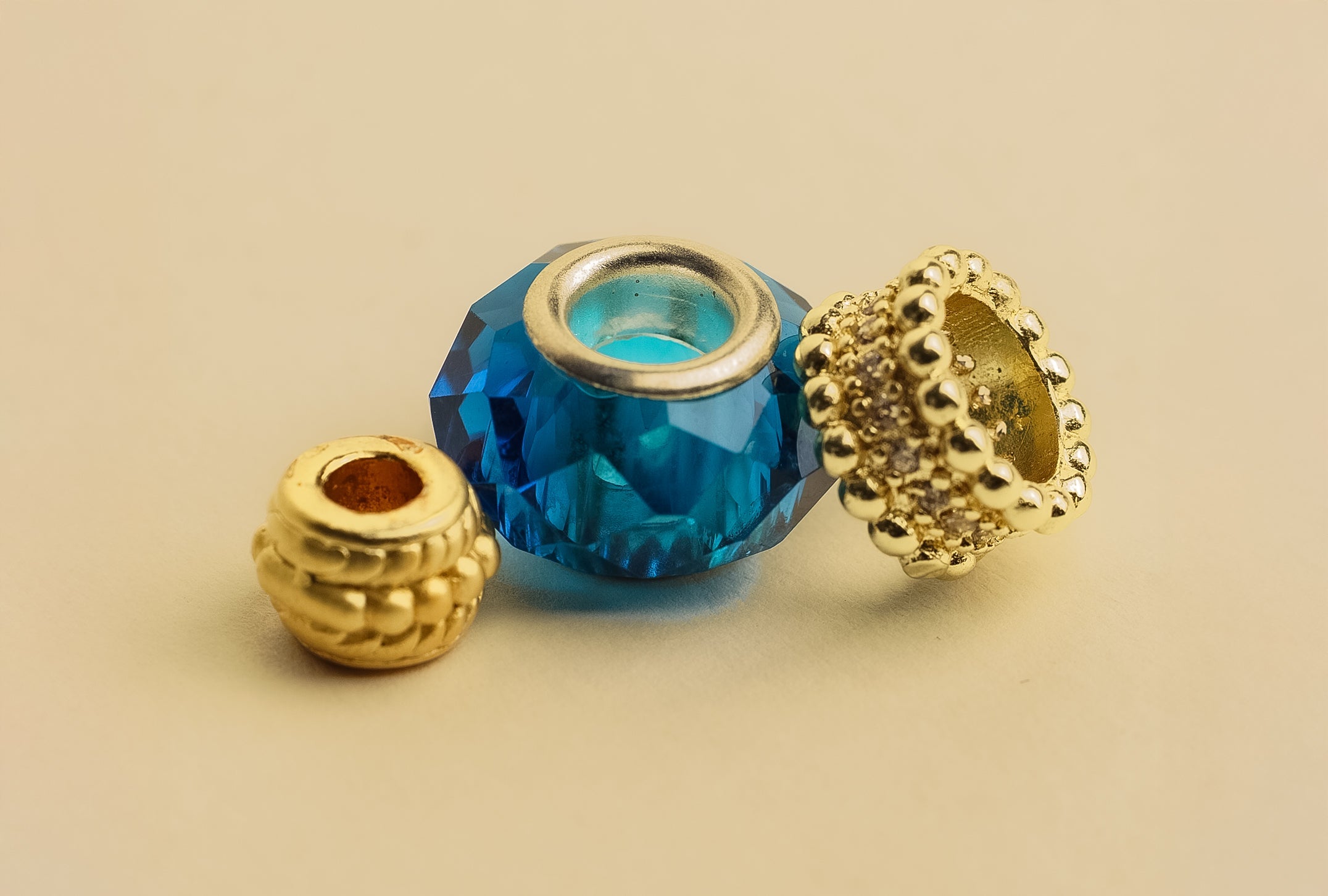 Set of 3 Dreadlock Beads