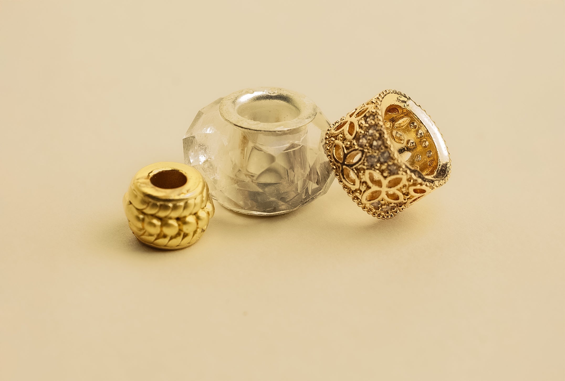 Set of 3 Dreadlock Beads