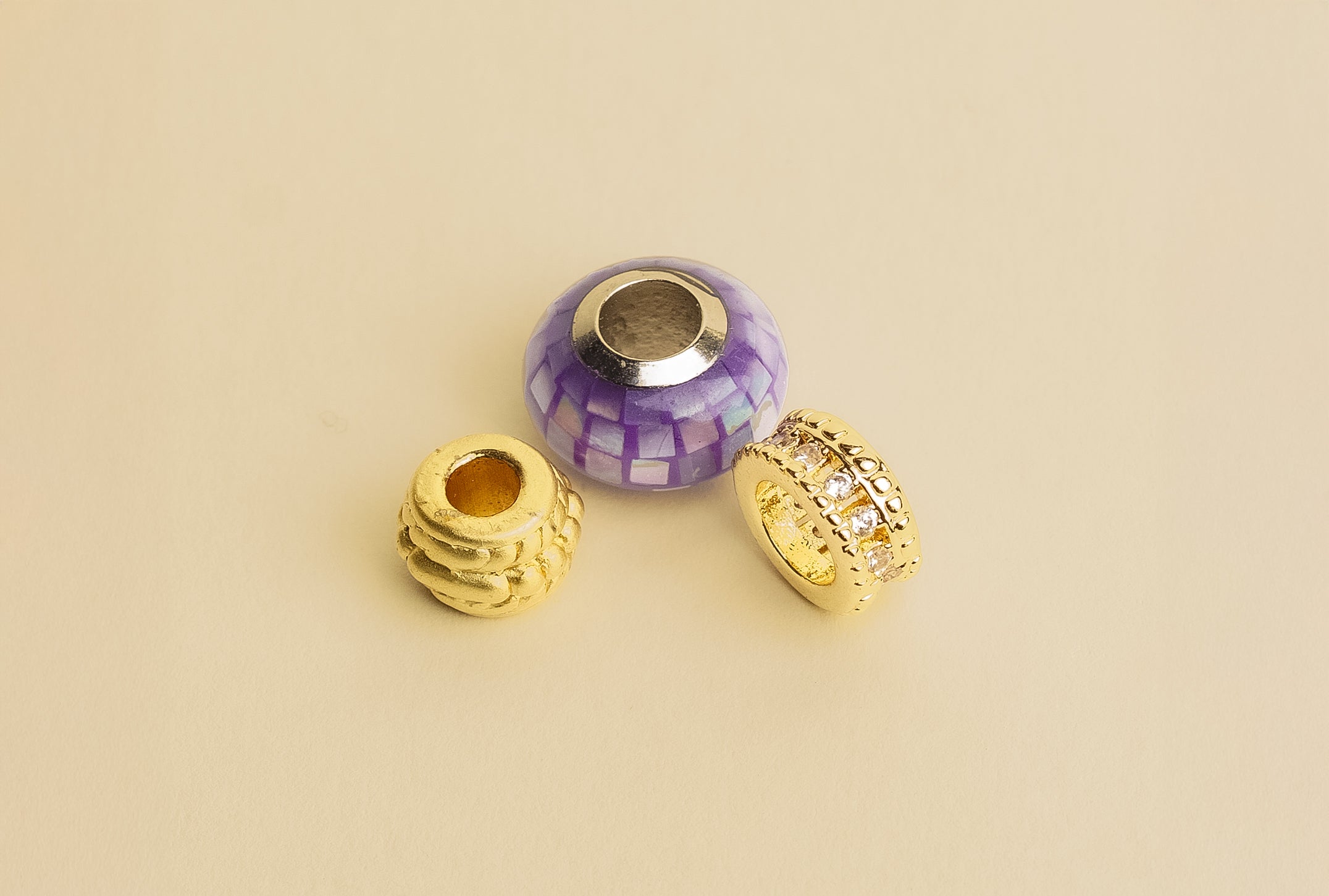 Set of 3 Dreadlock Beads