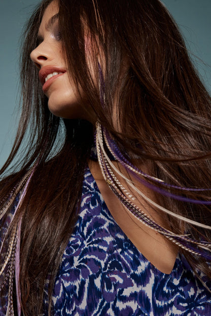 Raschel Feathers Thread - Shufizoo - Purple