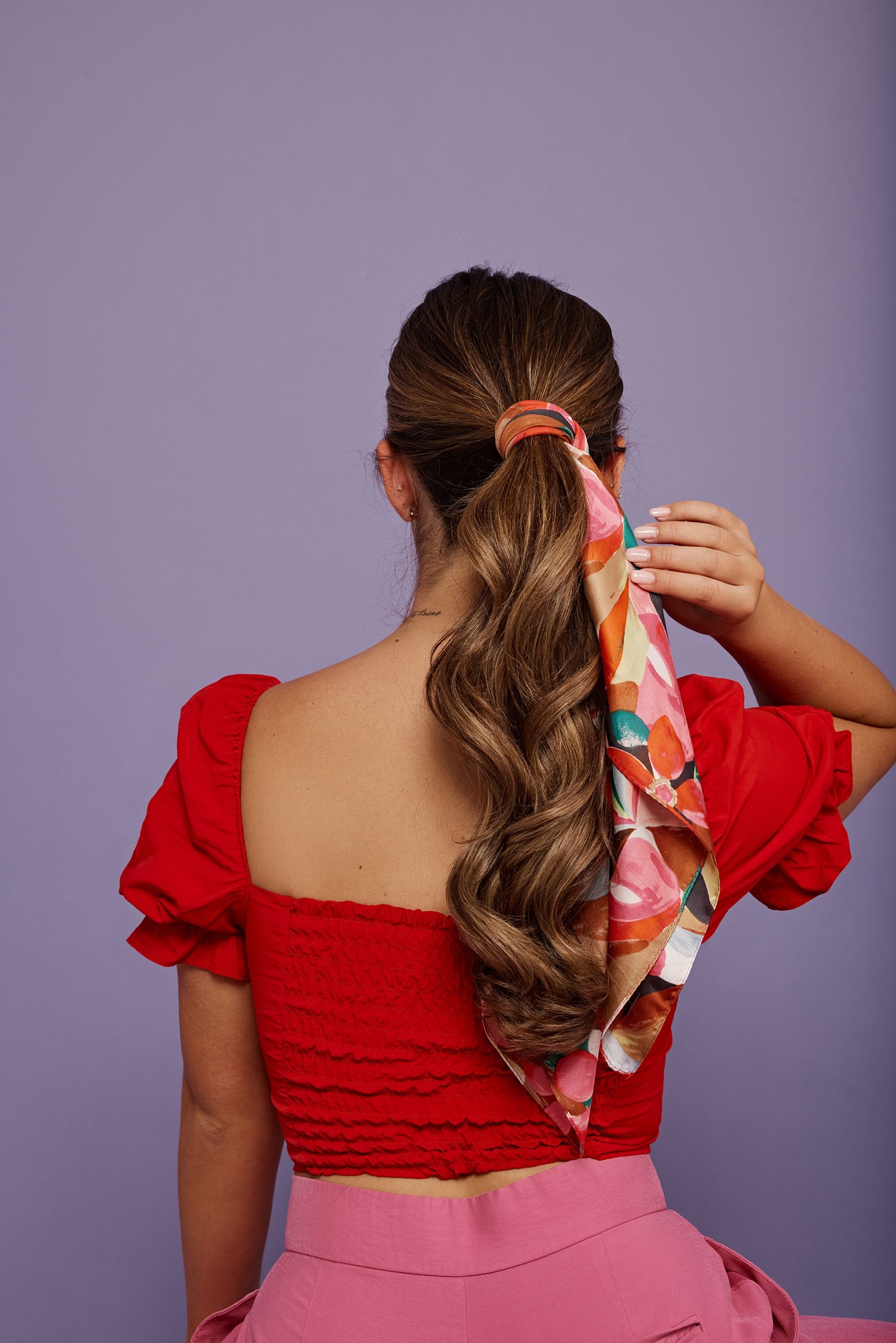 Satin Scarf - Leonie