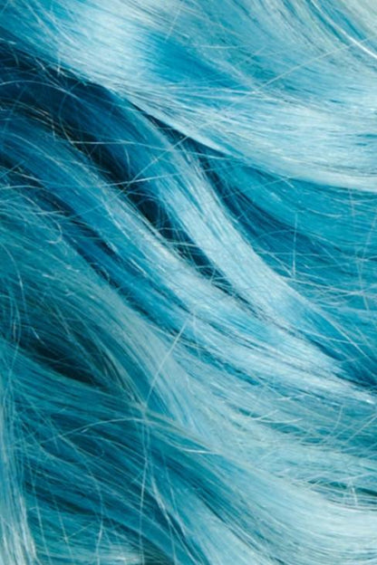 Natural hair extension - Light blue shade - Shufizoo